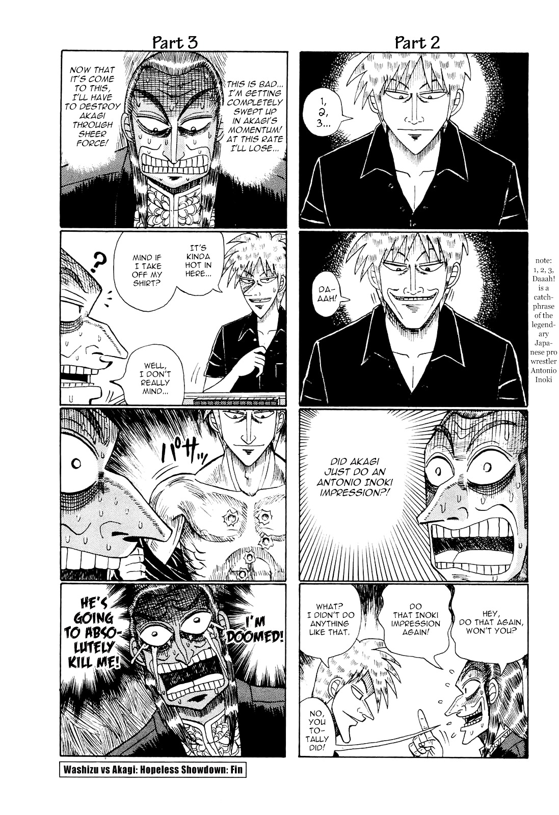 Akagi - - Chapter 33 : Akagi Vs Washizu Hopeless Showdown