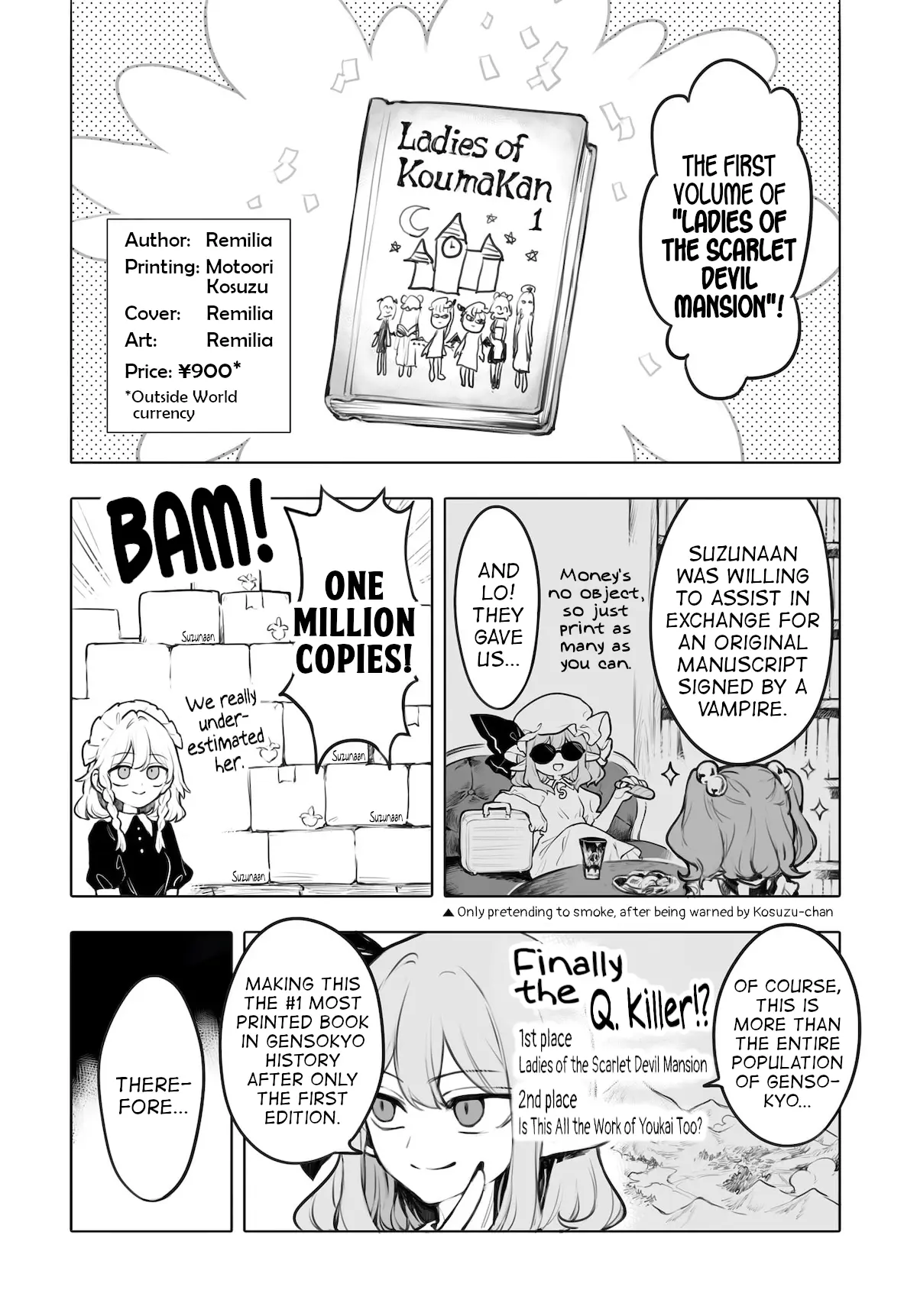 Touhou - Ladies Of Scarlet Devil Mansion - Vol.1 Chapter 6.5: Promo Comic + Volume 1 Extras