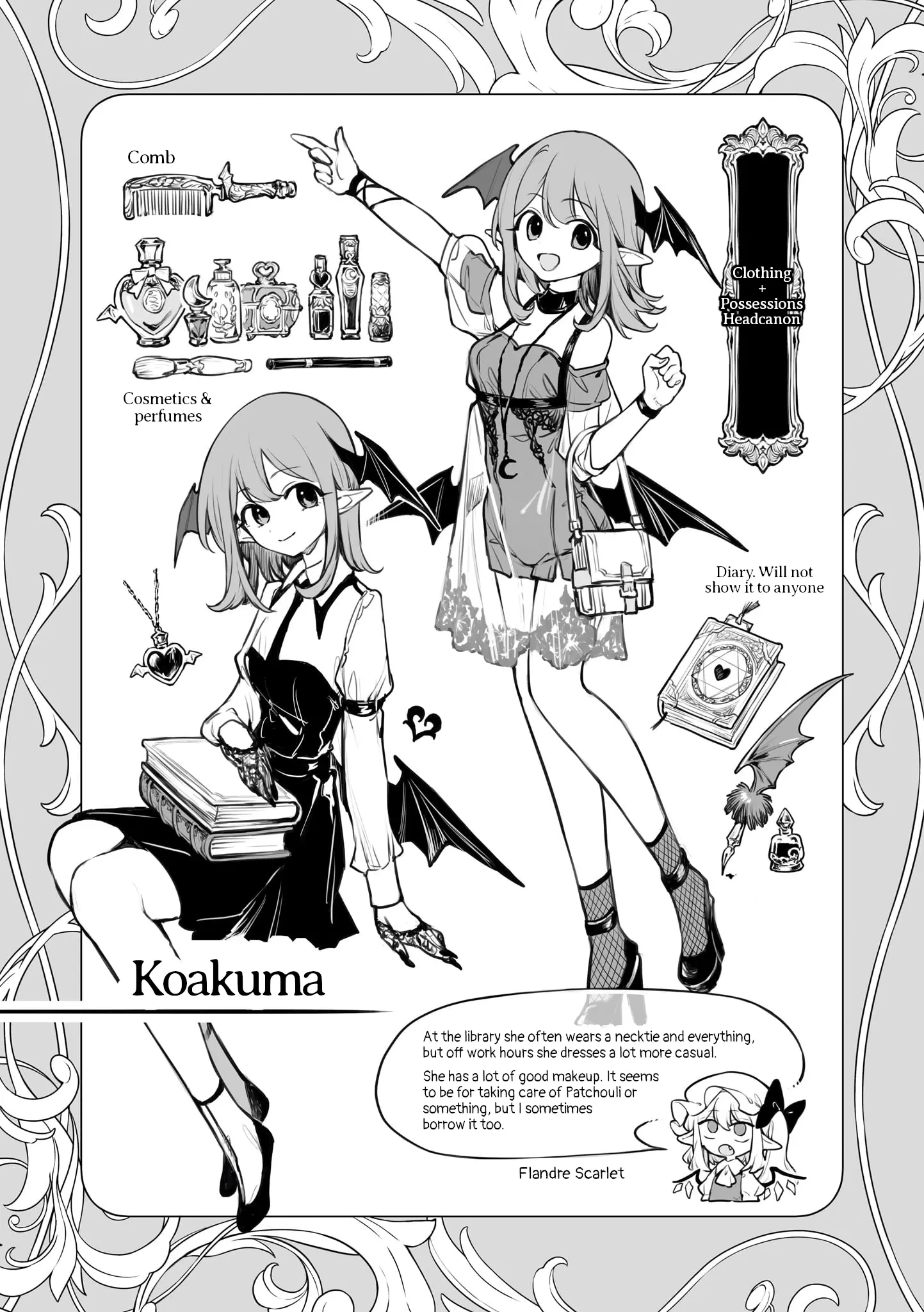 Touhou - Ladies Of Scarlet Devil Mansion - Vol.1 Chapter 6.5: Promo Comic + Volume 1 Extras