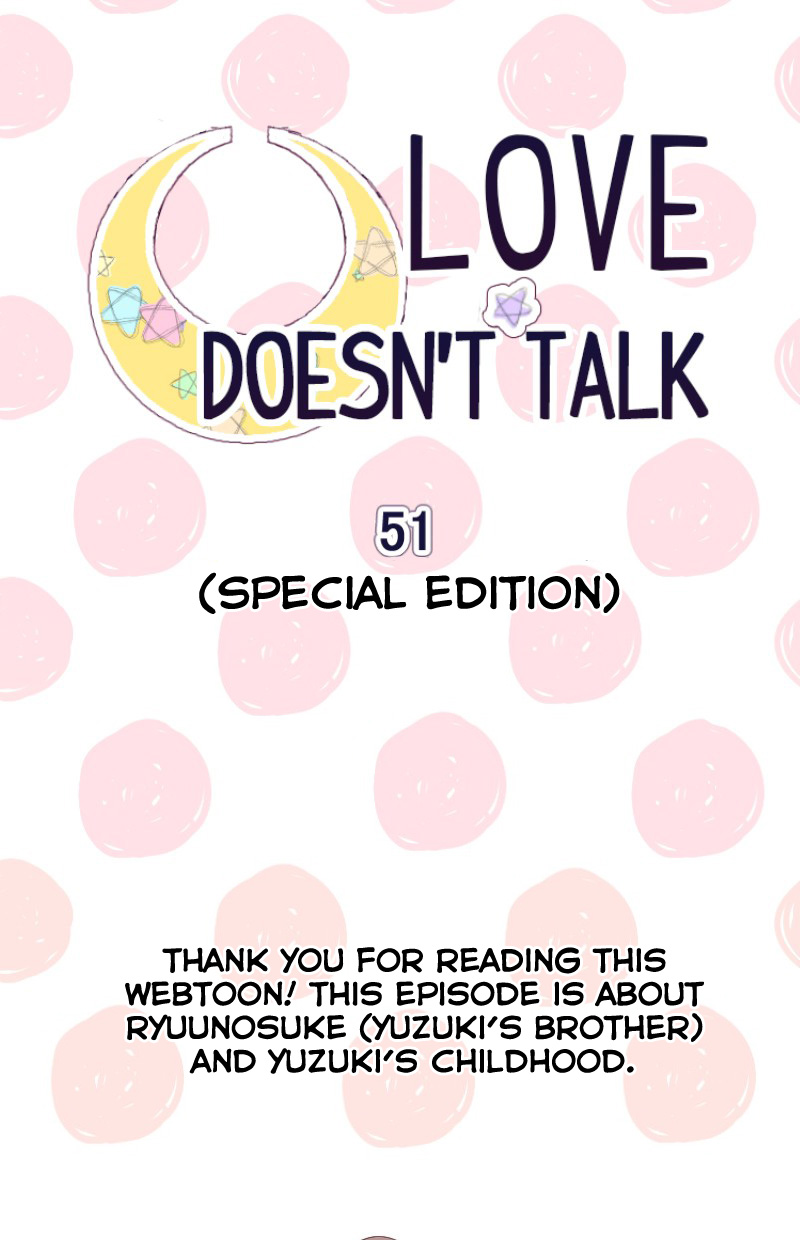 Love Doesn't Talk - Chapter 51