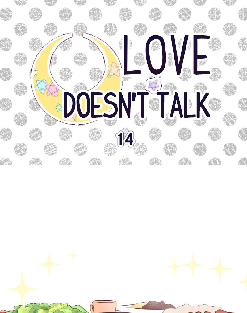 Love Doesn't Talk - Chapter 14