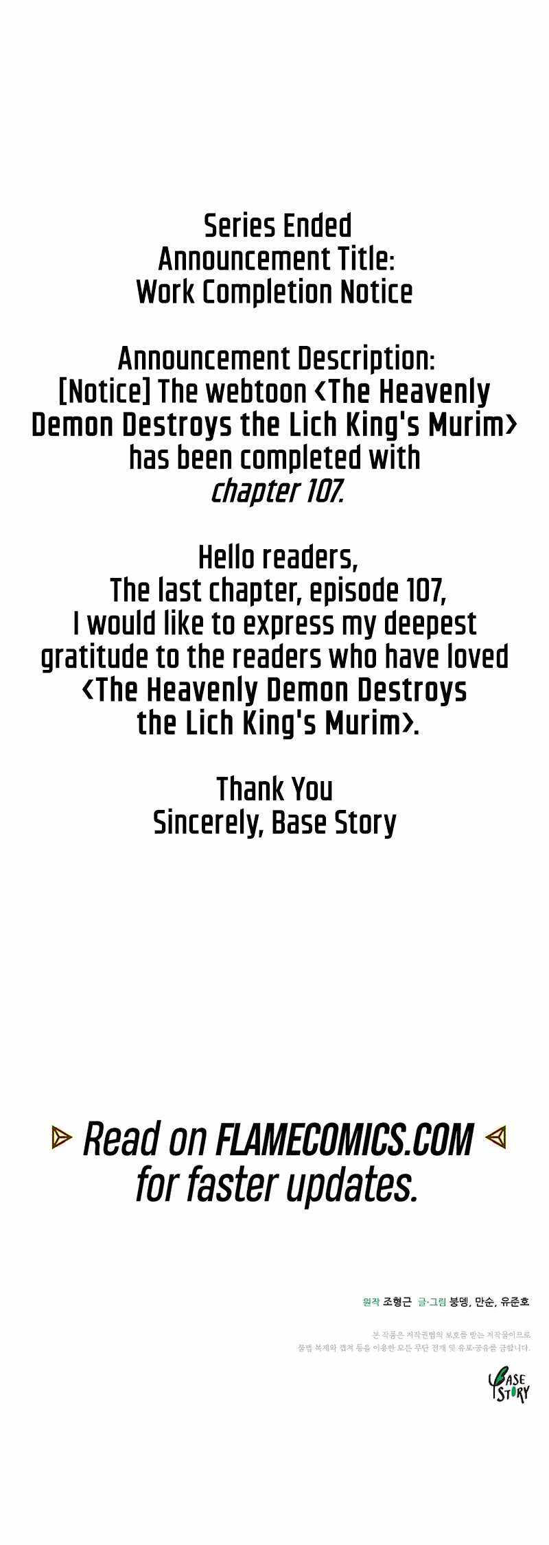 The Heavenly Demon Destroys The Lich King's Murim - Chapter 107