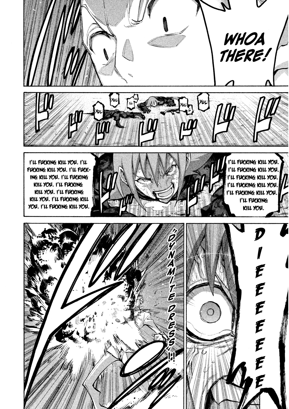 Sentou Hakai Gakuen Dangerosu - Chapter 36: A Battle Without Honor Or Humanity, Part 2