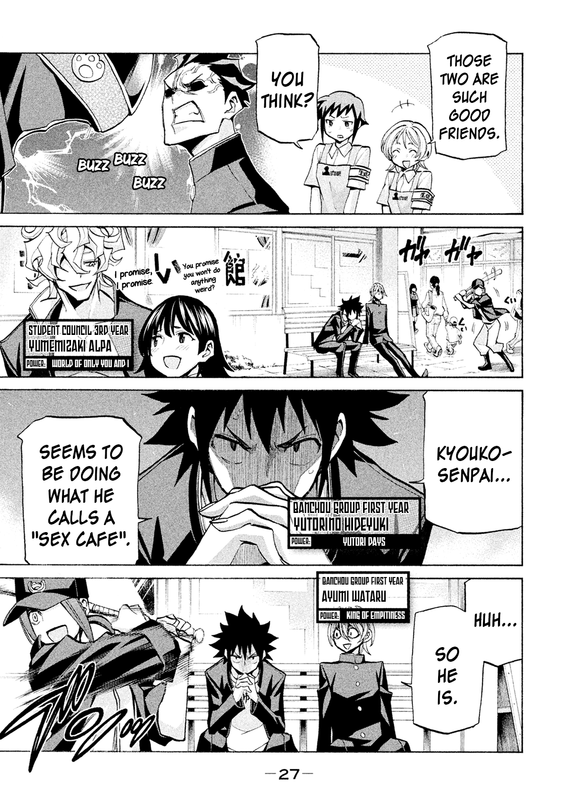 Sentou Hakai Gakuen Dangerosu - Chapter 37: Kibousaki School Festival