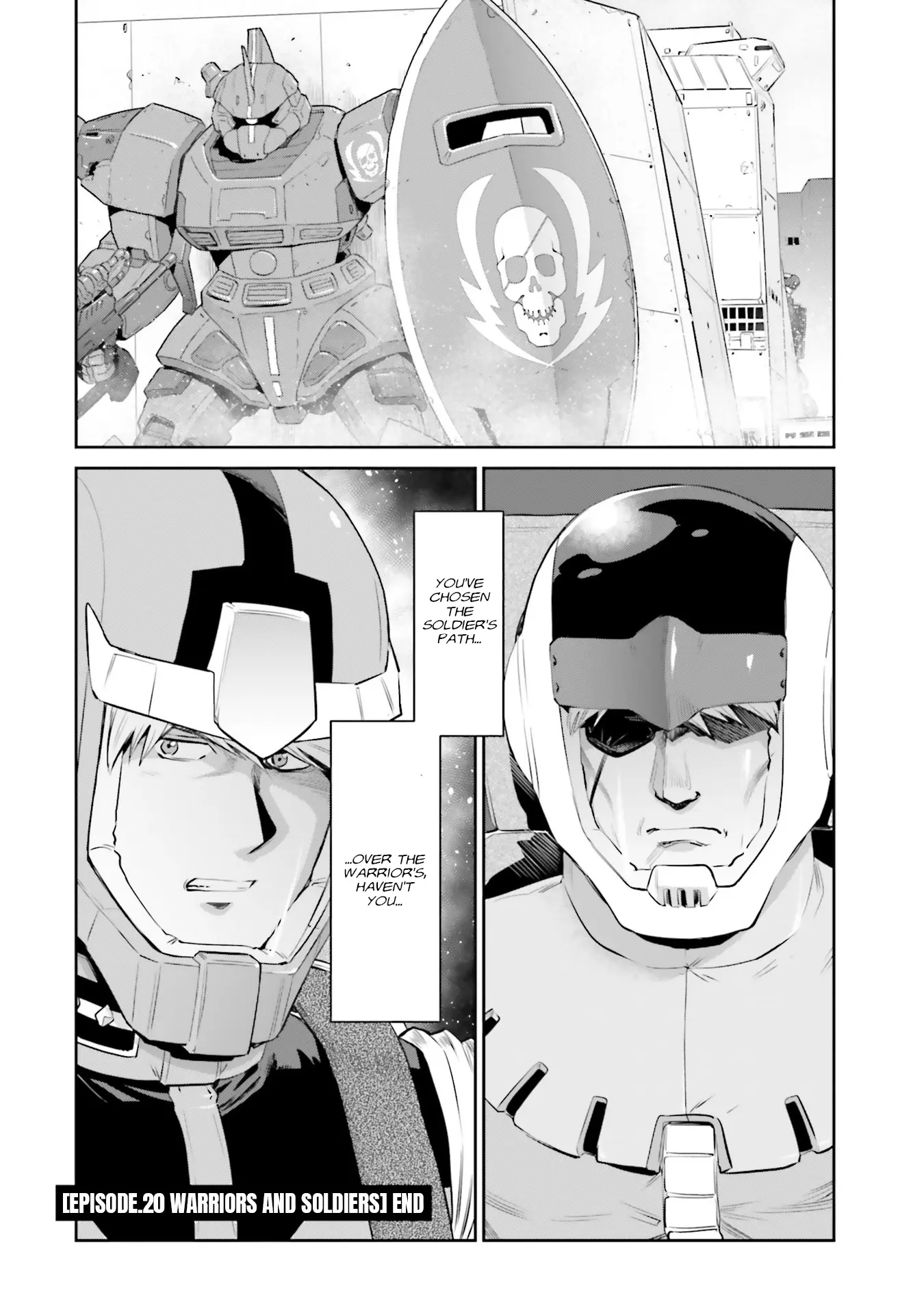 Mobile Suit Gundam Ground Zero - Rise From The Ashes - Vol.4 Chapter 20: Warriors And Soldiers