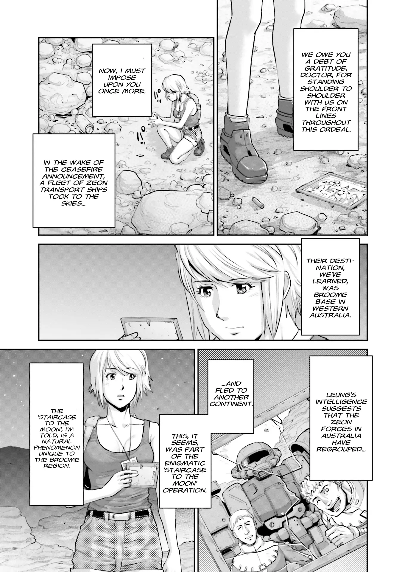 Mobile Suit Gundam Ground Zero - Rise From The Ashes - Vol.4 Chapter 22: From Here On