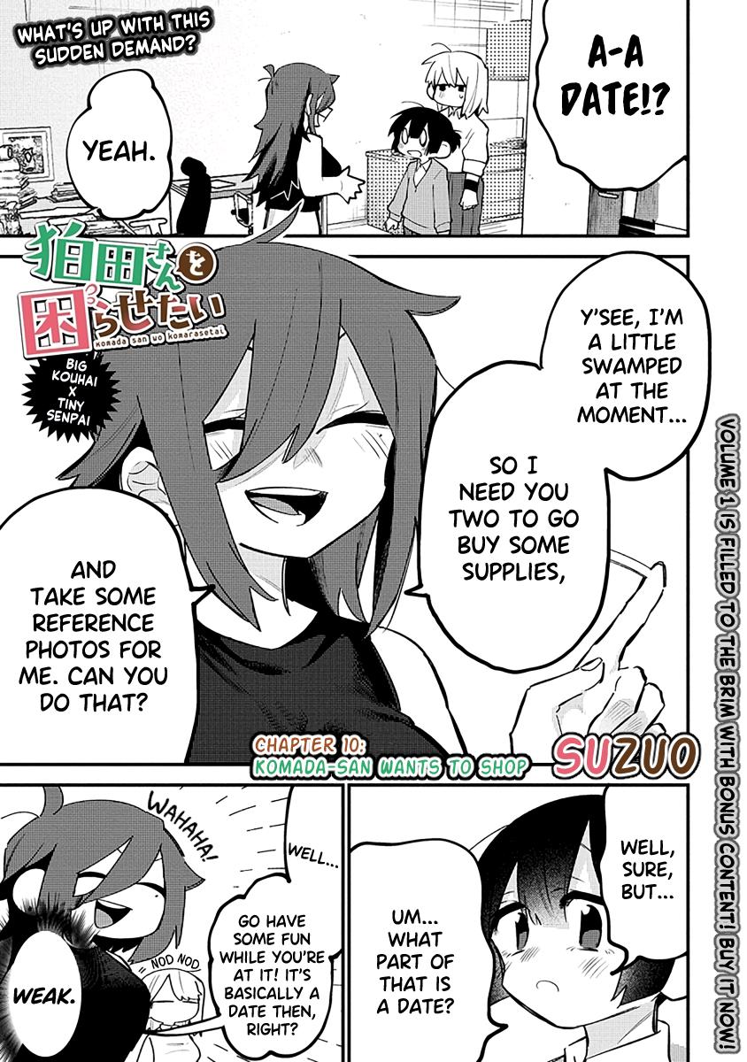 I Want To Trouble Komada-San - Chapter 10: Komada-San Wants To Shop