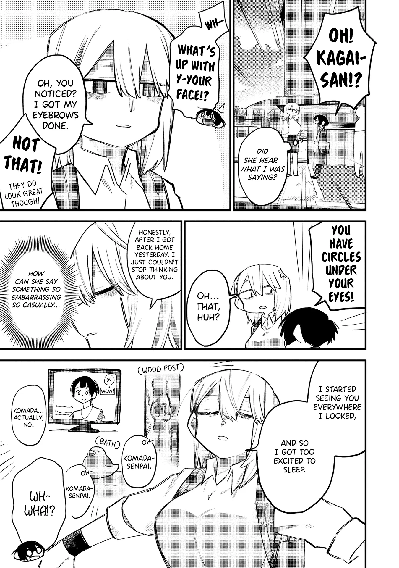 I Want To Trouble Komada-San - Vol.3 Chapter 17: Komada-San And Kagai-San