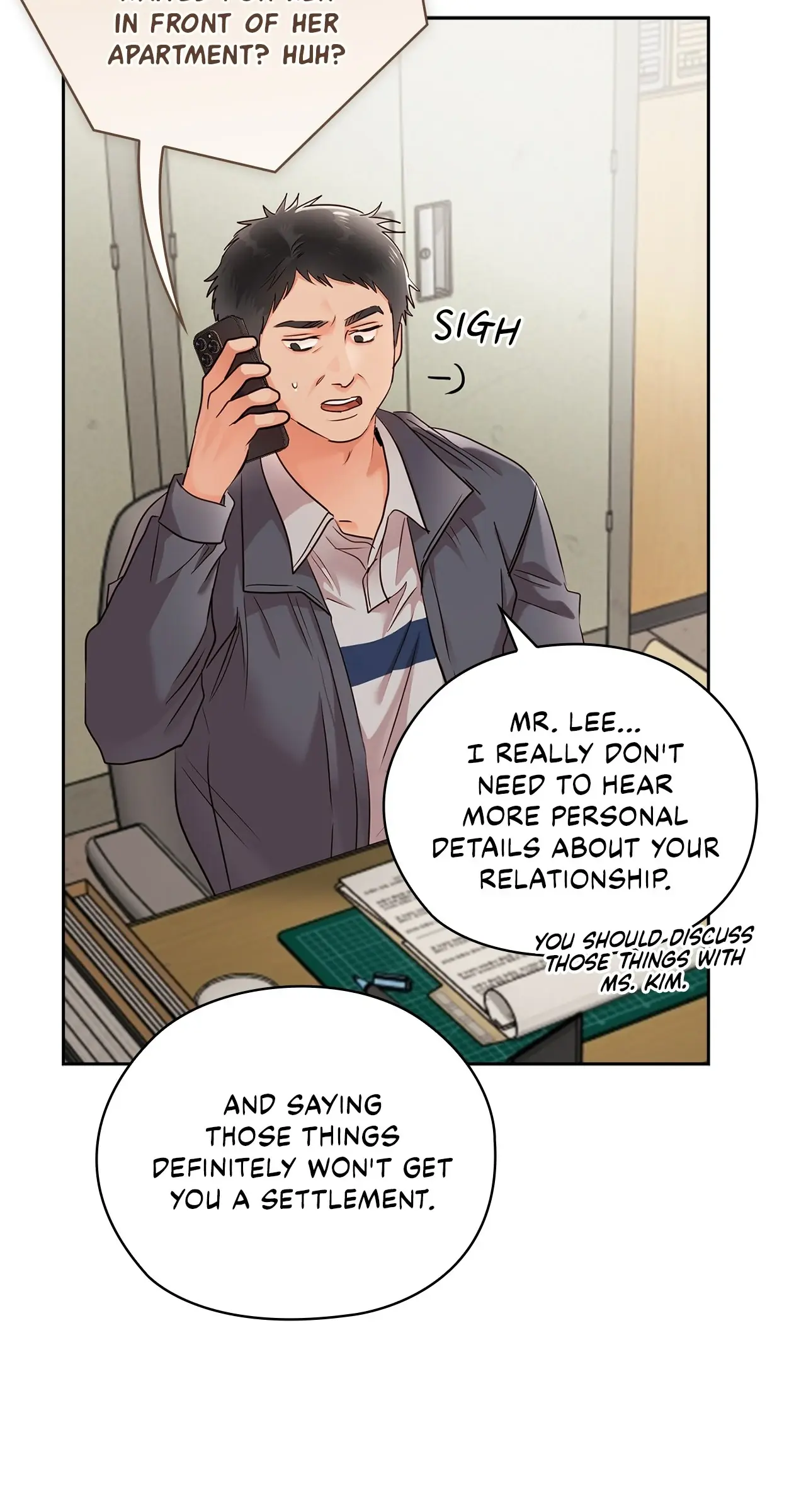 Be Quiet And Don’t Even Smile In The Office - Chapter 59