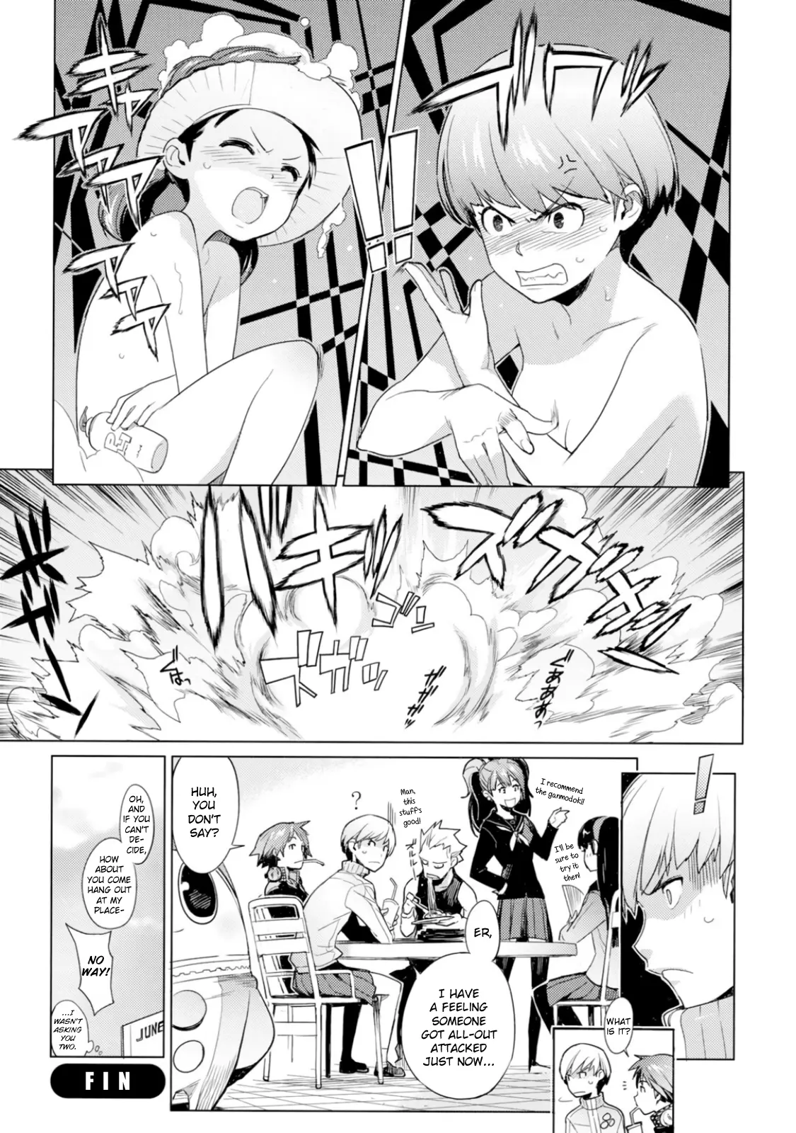 Persona 4 Dengeki Comic Anthology - Vol.1 Chapter 2: Come, Barber Tomoe! (Yukimi)