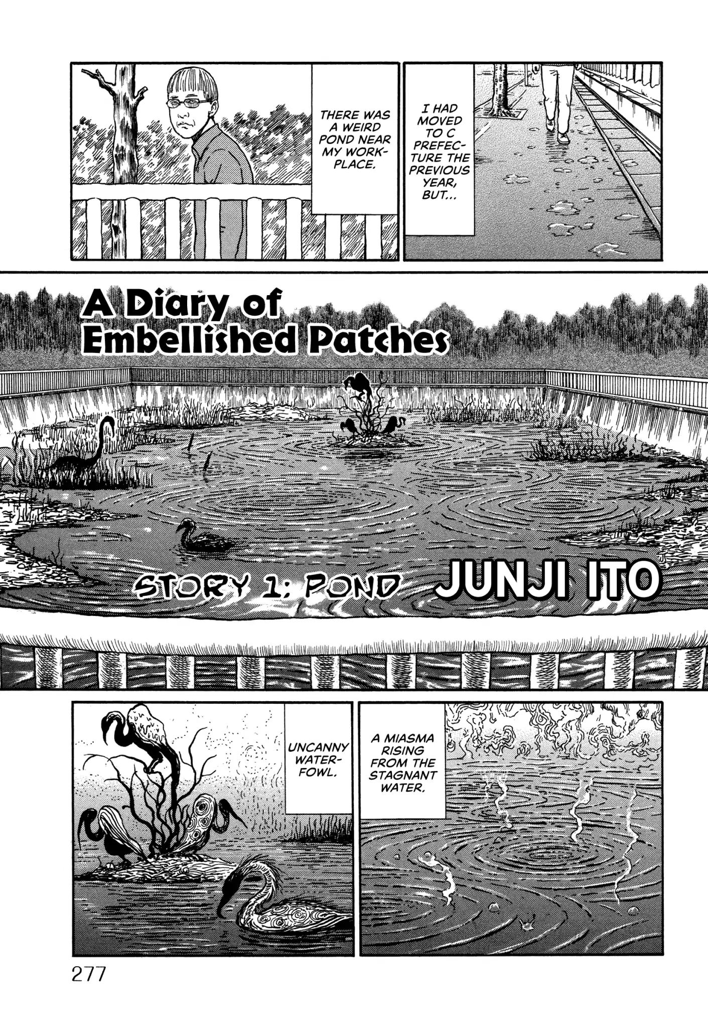 A Diary Of Embellished Patches - Chapter 1: Pond (Junji Itou)