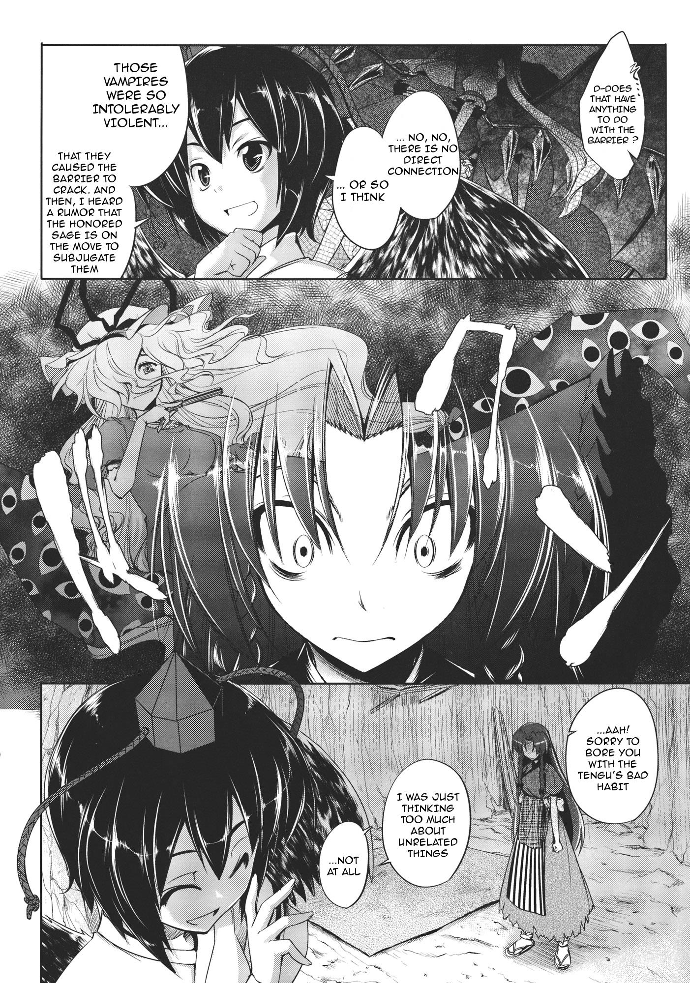 Touhou - Youkai To Oni No Kyoukai (Doujinshi) - Chapter 2: Latter Part