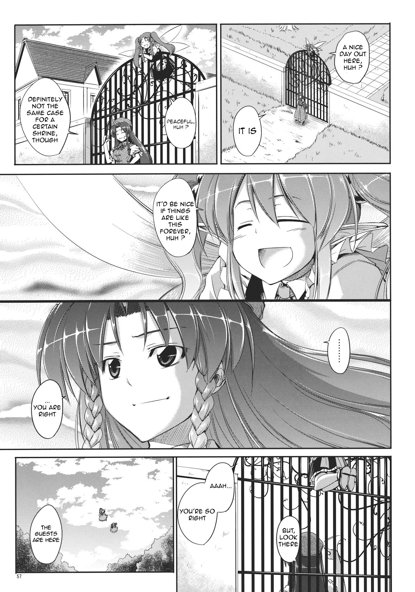 Touhou - Youkai To Oni No Kyoukai (Doujinshi) - Chapter 2: Latter Part