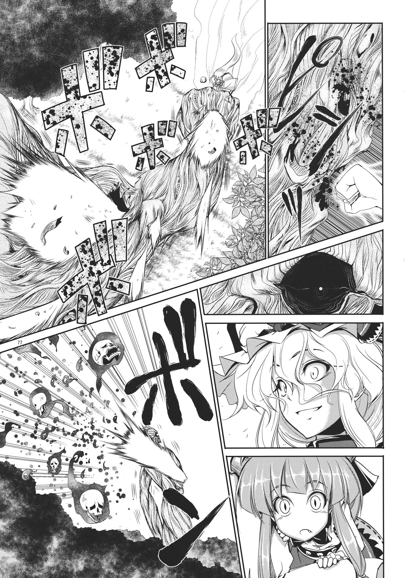 Touhou - Youkai To Oni No Kyoukai (Doujinshi) - Chapter 2: Latter Part