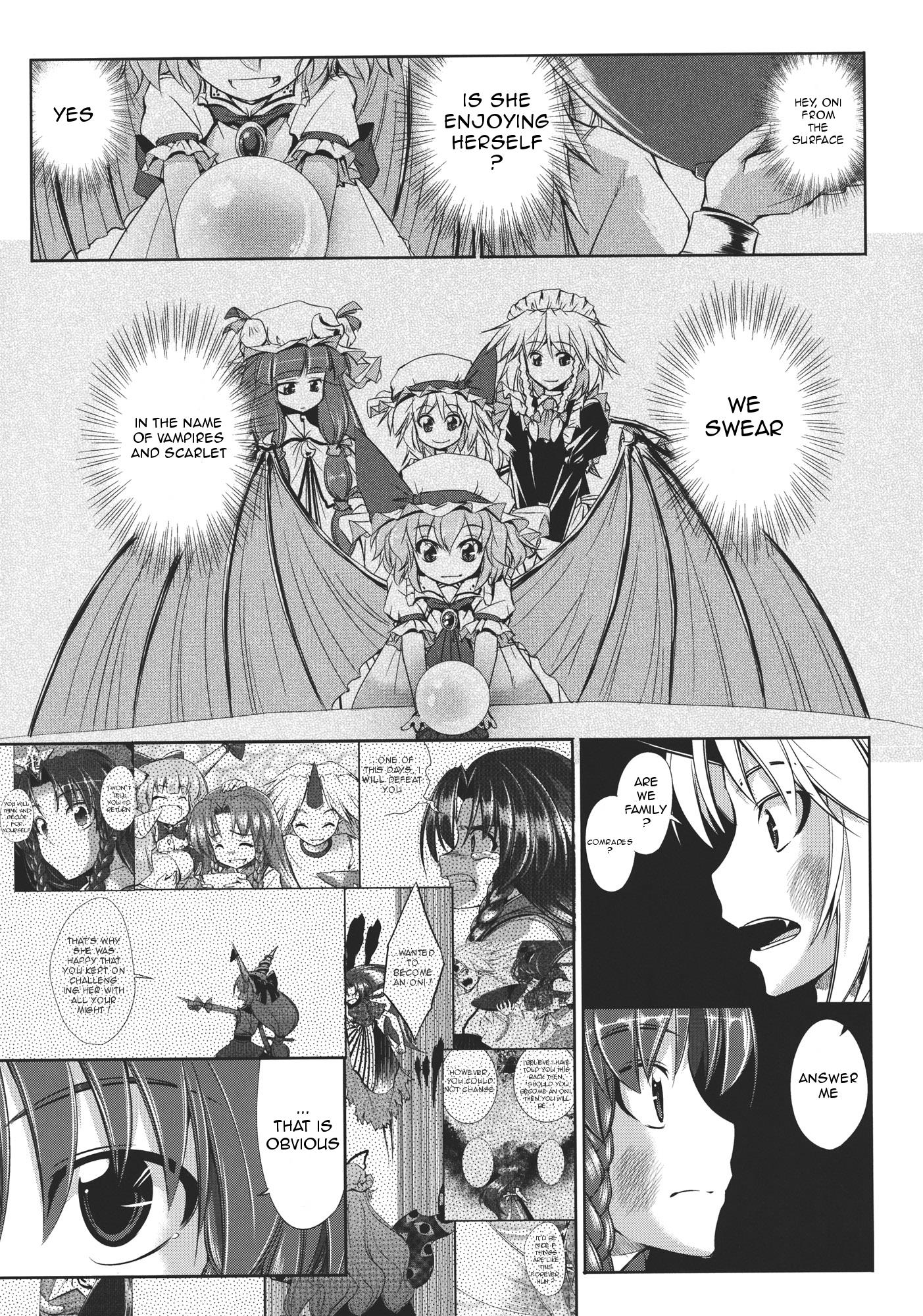 Touhou - Youkai To Oni No Kyoukai (Doujinshi) - Chapter 2: Latter Part