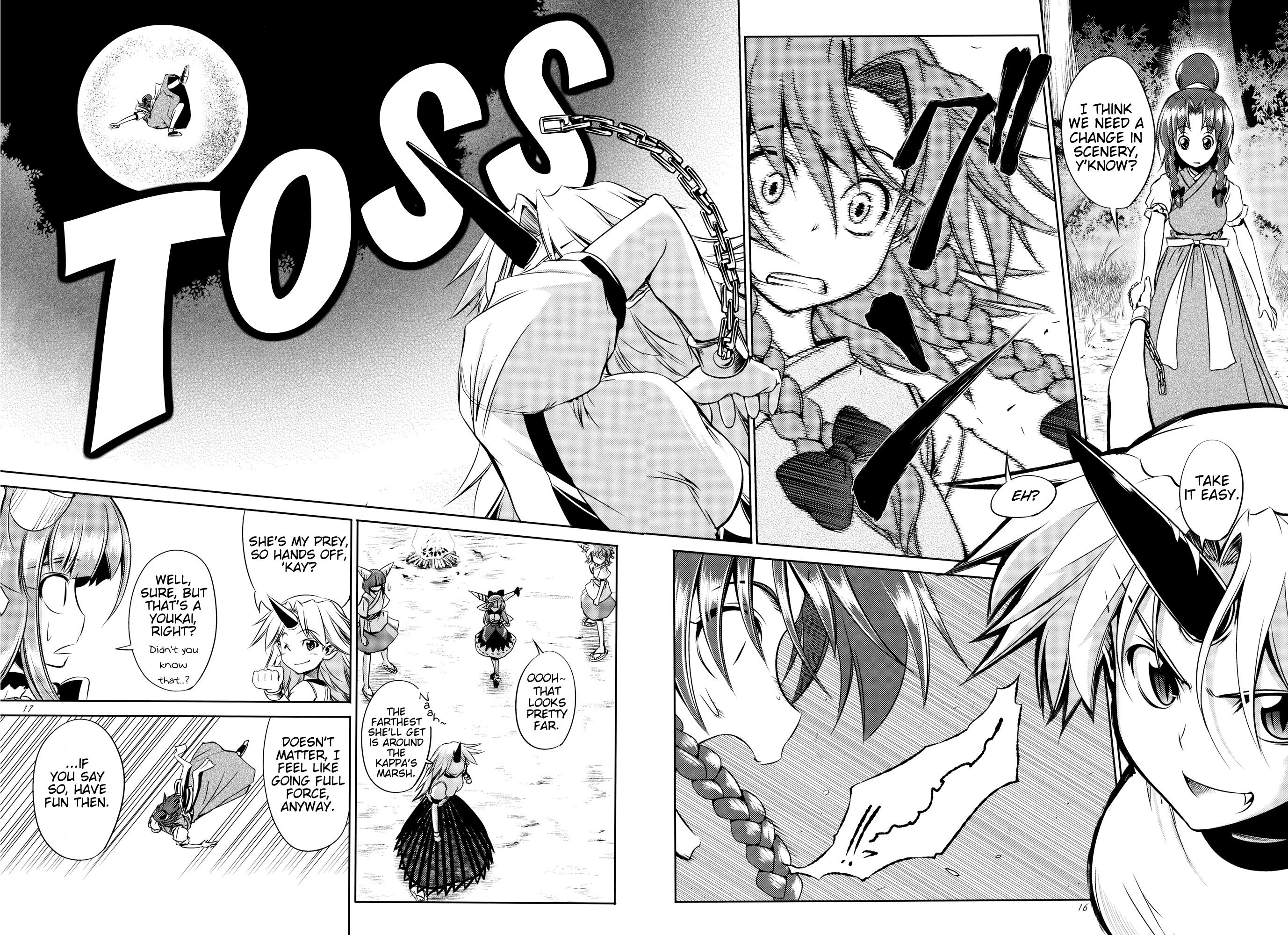 Touhou - Youkai To Oni No Kyoukai (Doujinshi) - Chapter 1: Former Part