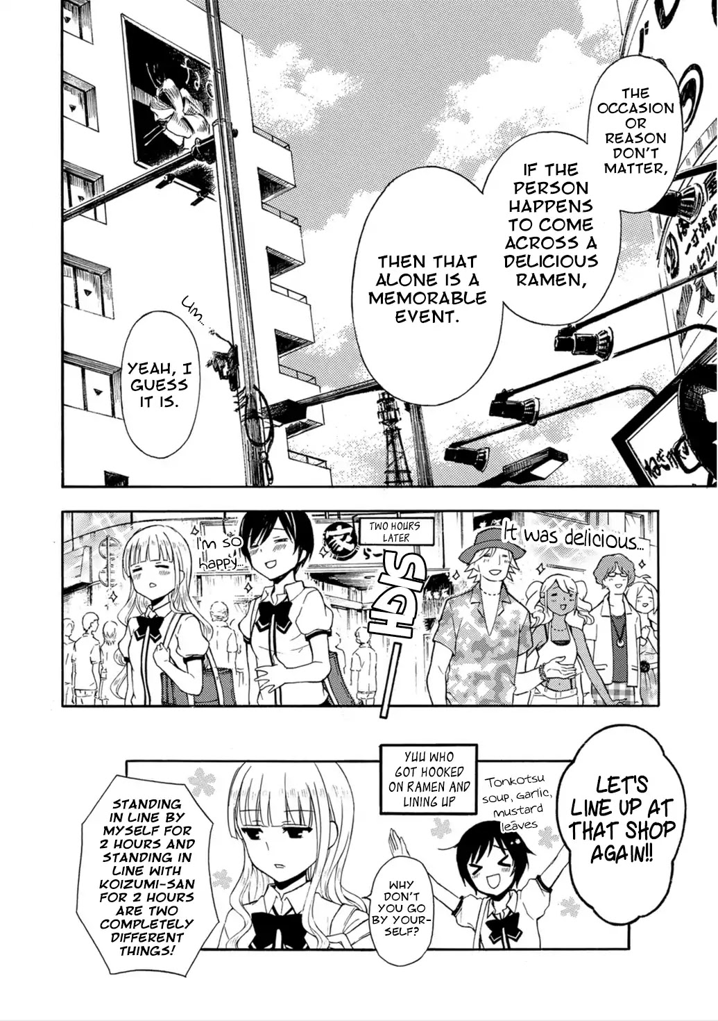 Ramen Daisuki Koizumi-San - Chapter 24: Queue