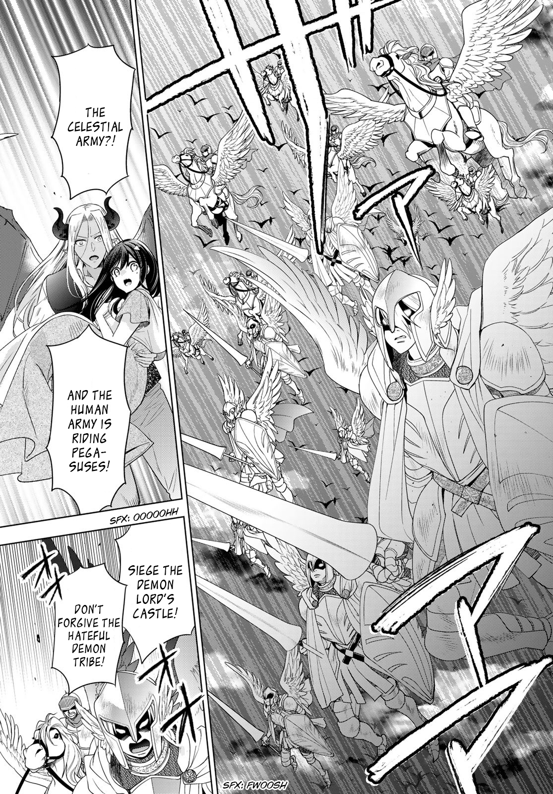 I Guess I Became The Mother Of The Great Demon King's 10 Children In Another World - Vol.8 Chapter 29:  The Two Enemy Armies Attack