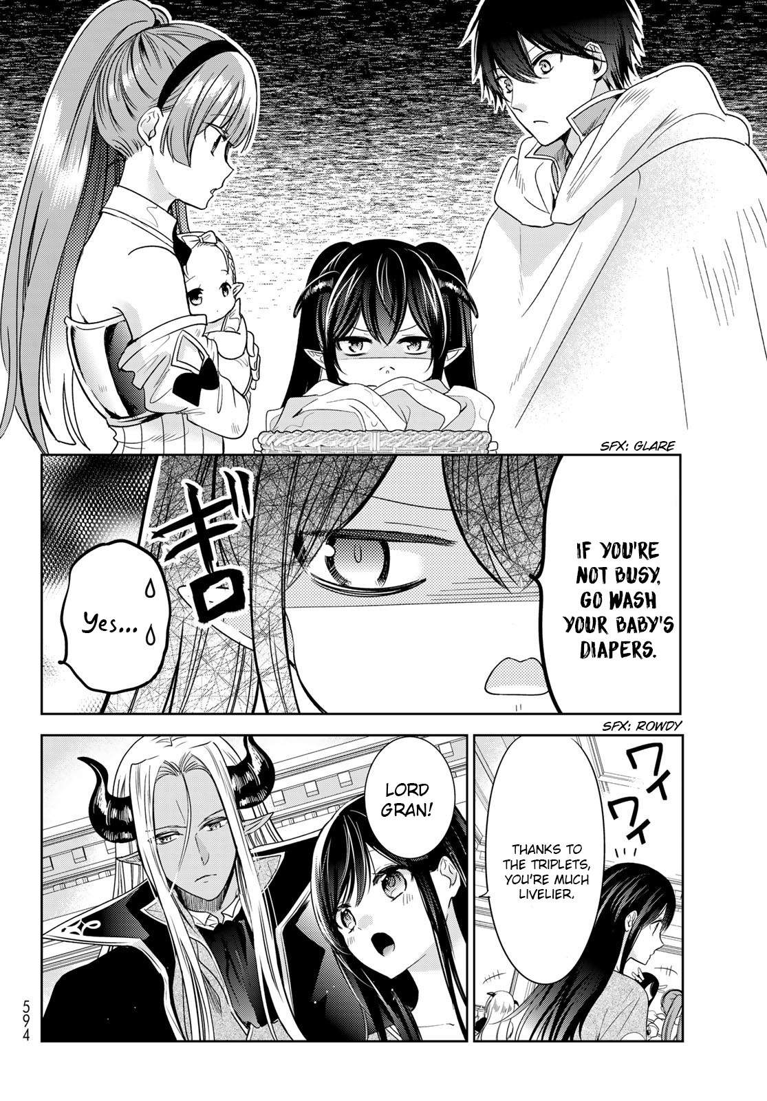 I Guess I Became The Mother Of The Great Demon King's 10 Children In Another World - Vol.8 Chapter 28: A Scary “Thing” At The Demon Lord’s Castle