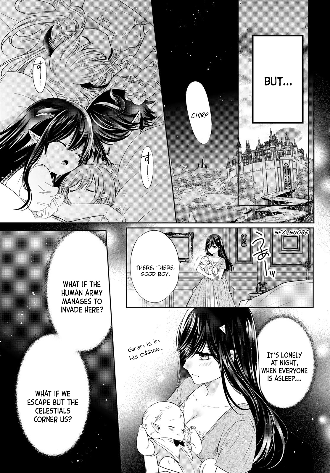 I Guess I Became The Mother Of The Great Demon King's 10 Children In Another World - Vol.8 Chapter 28: A Scary “Thing” At The Demon Lord’s Castle