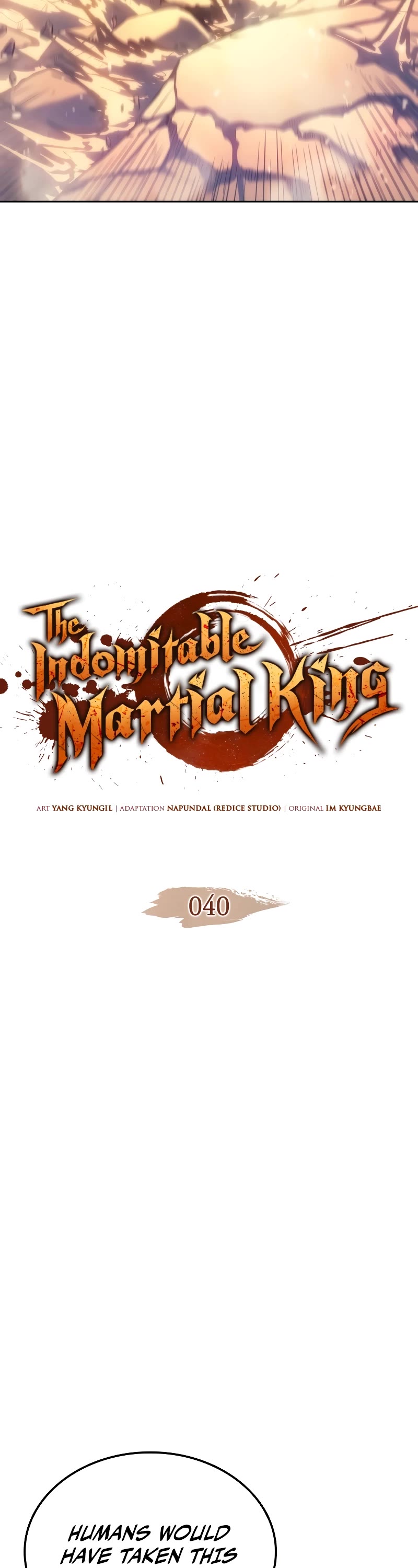 The Indomitable Martial King - Chapter 40