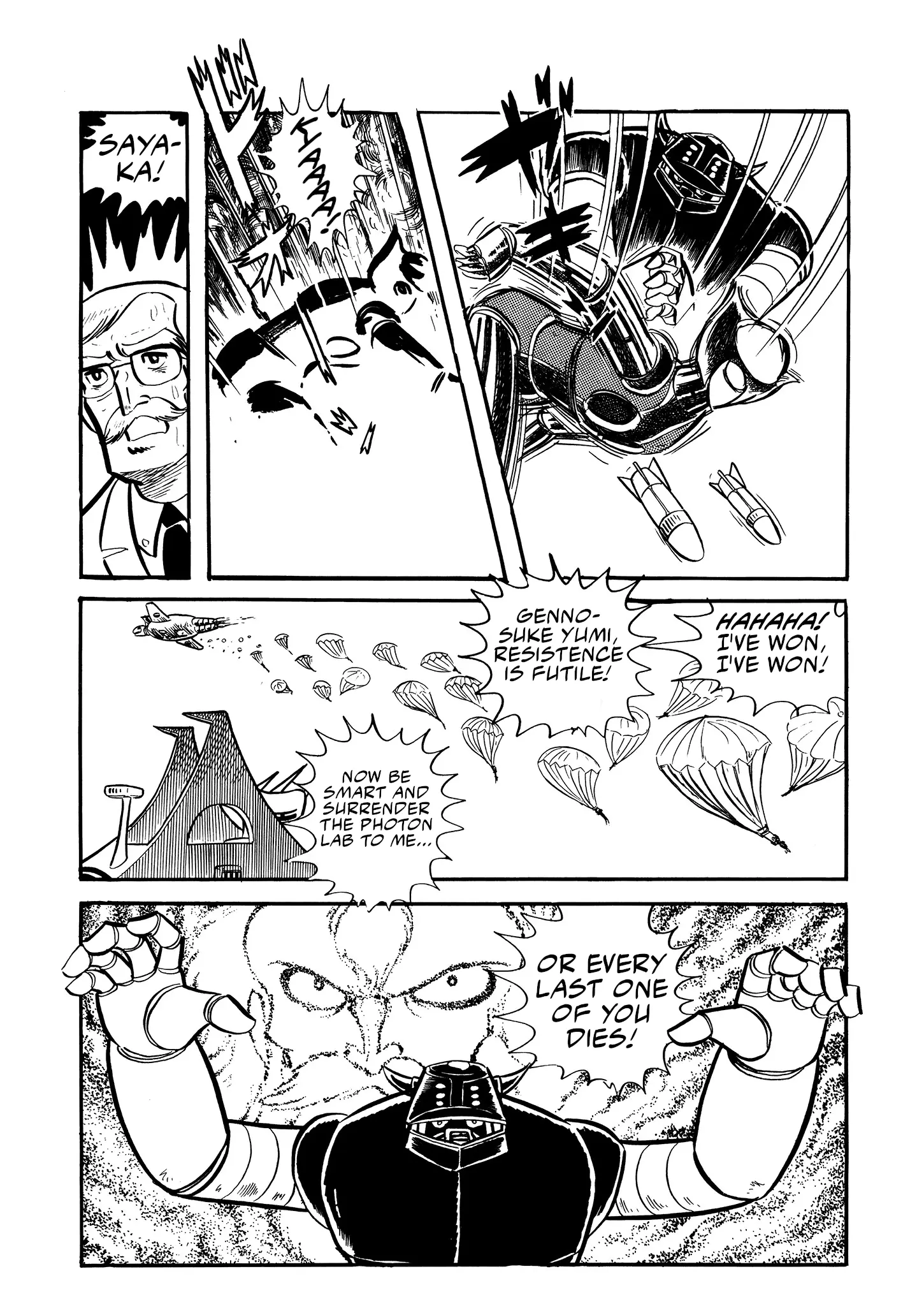 Mazinger Z - Vol.3 Chapter 18: Dr. Hell's All-Out Attack!