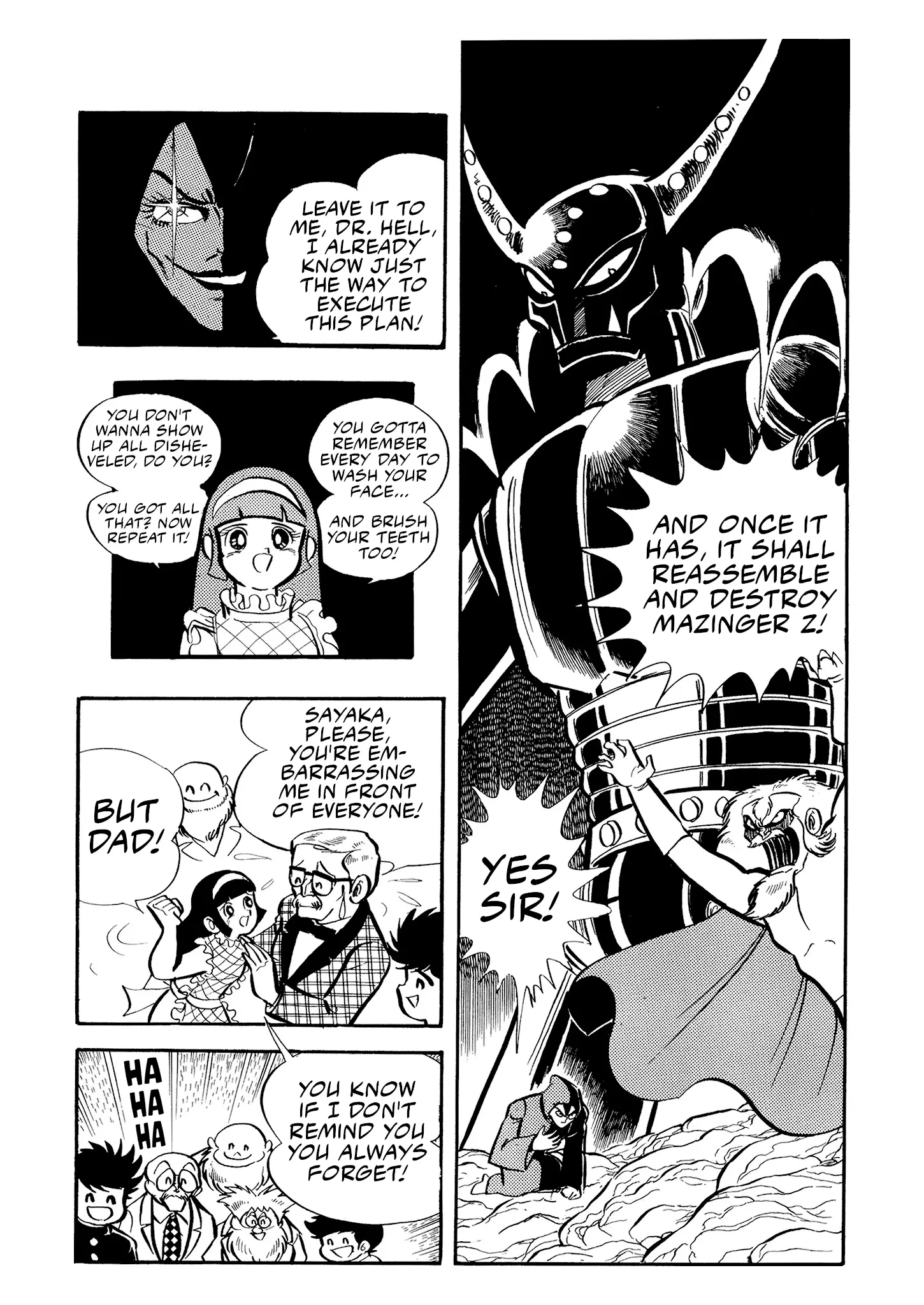 Mazinger Z - Vol.1 Chapter 3: Deimos F3, The Bastard Son Of Satan!