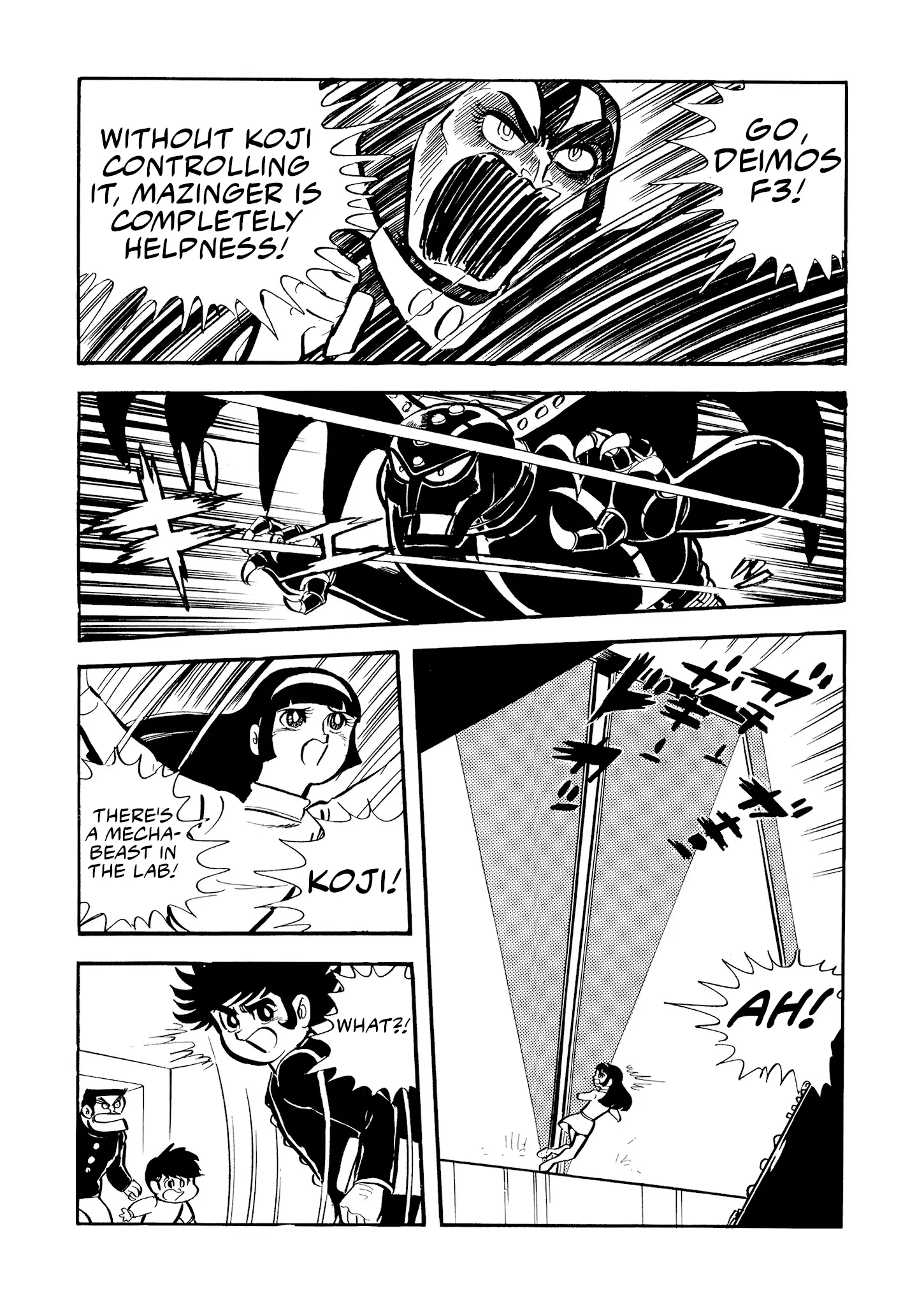 Mazinger Z - Vol.1 Chapter 3: Deimos F3, The Bastard Son Of Satan!