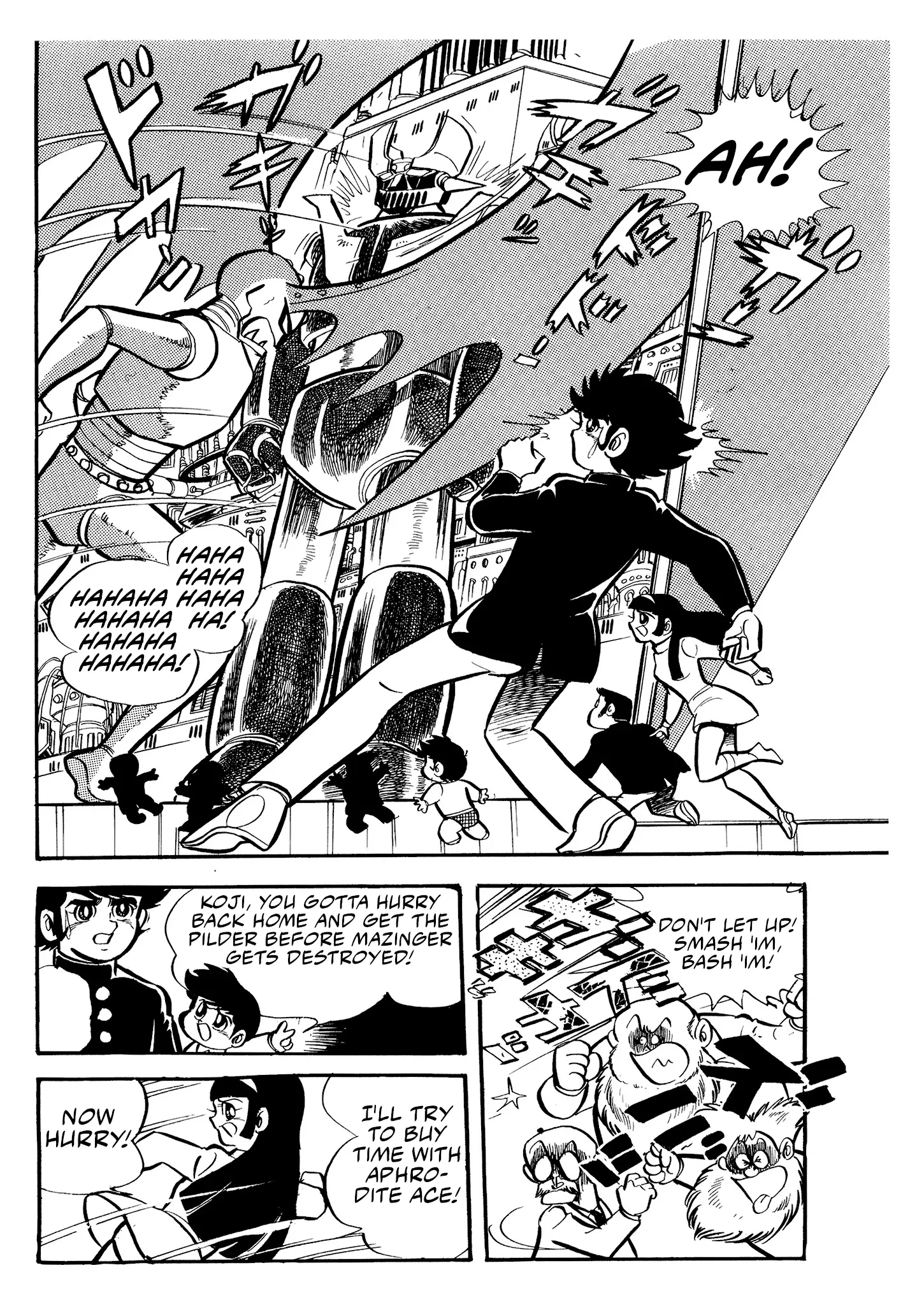 Mazinger Z - Vol.1 Chapter 3: Deimos F3, The Bastard Son Of Satan!