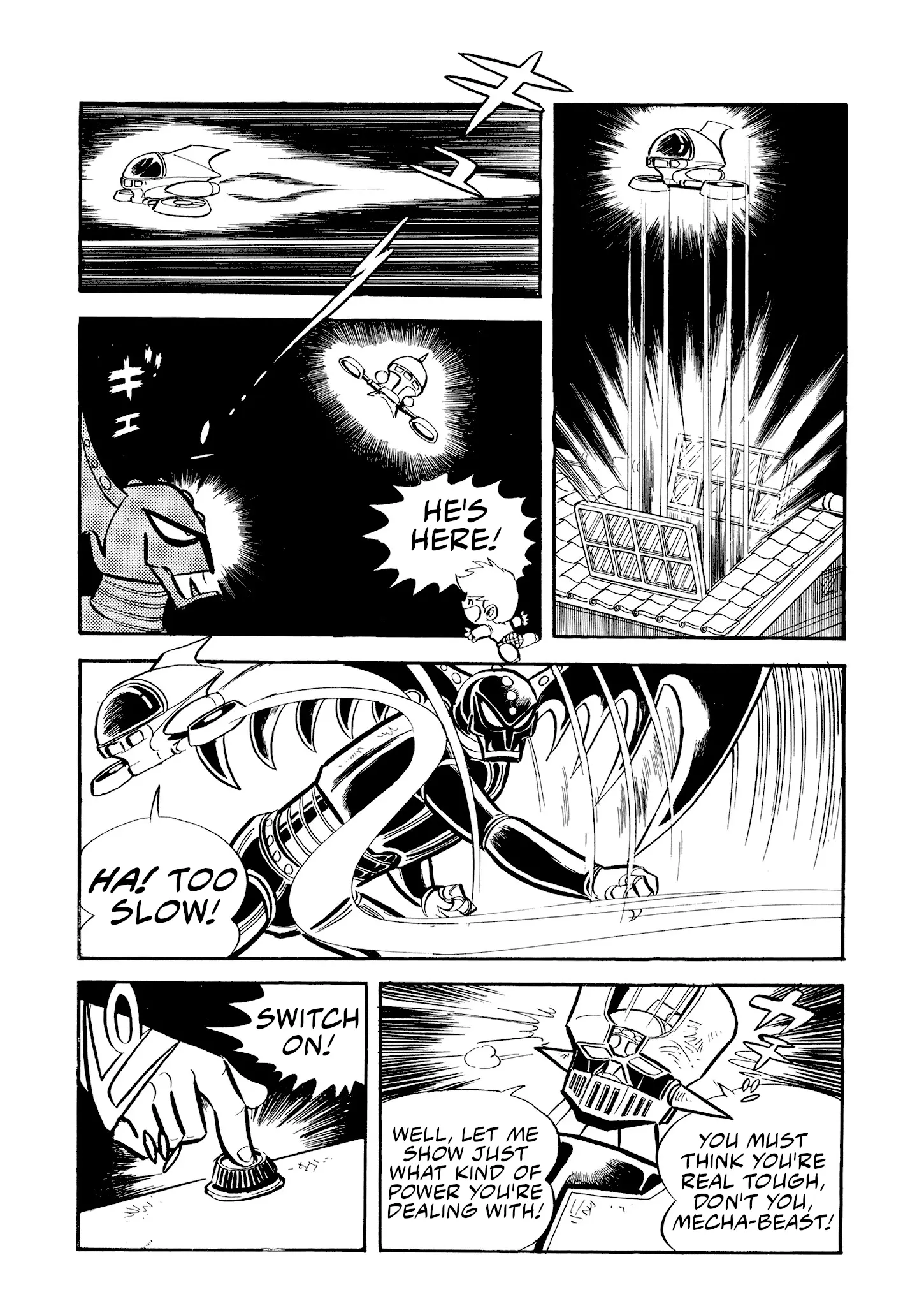 Mazinger Z - Vol.1 Chapter 3: Deimos F3, The Bastard Son Of Satan!