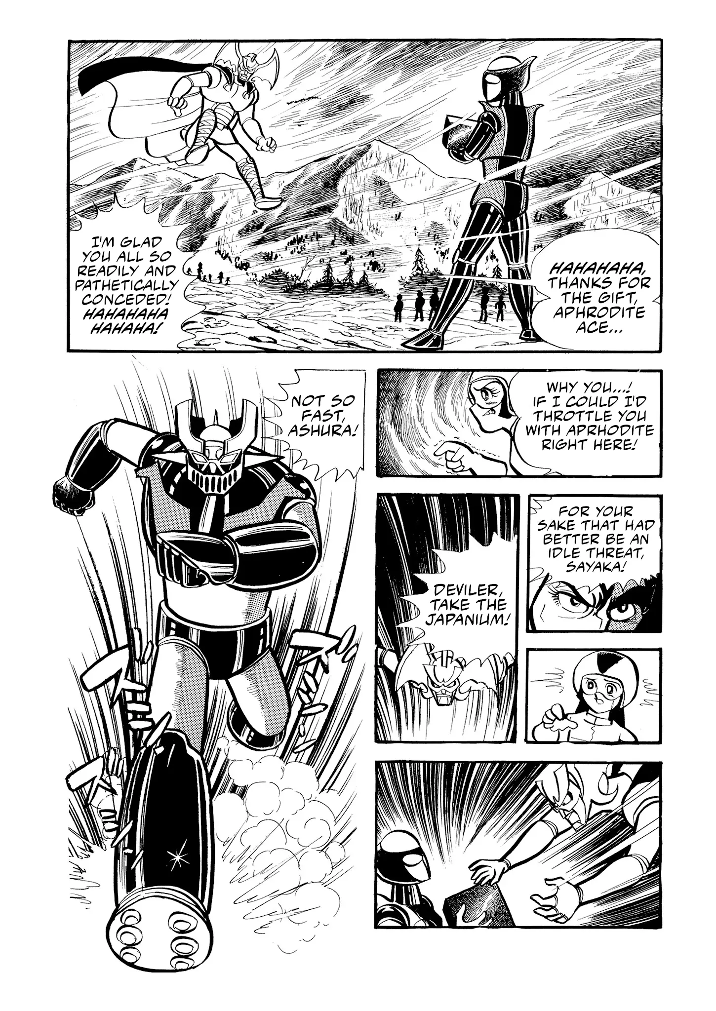 Mazinger Z - Vol.1 Chapter 5: The Flying Demon, Deviler X1!