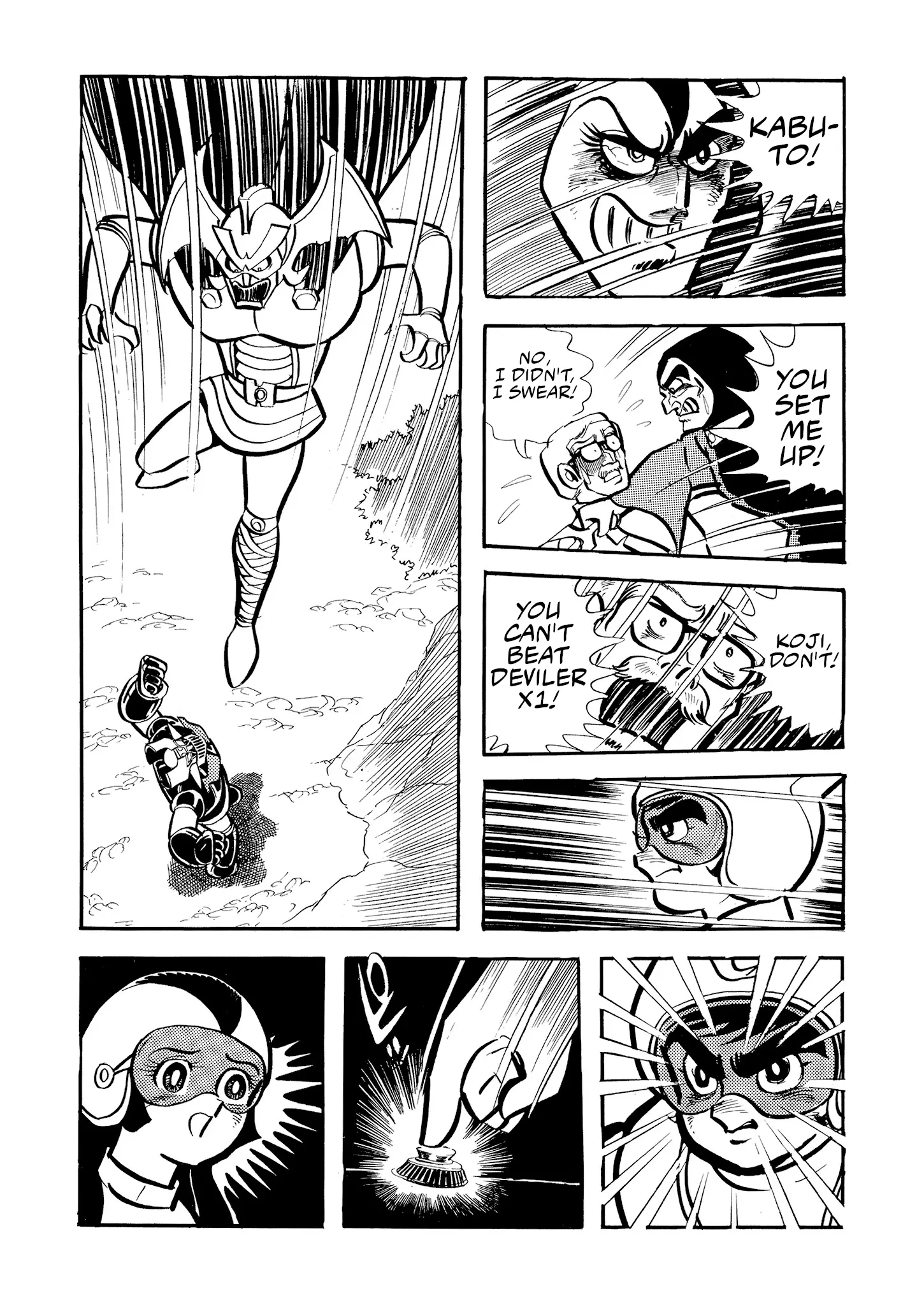 Mazinger Z - Vol.1 Chapter 5: The Flying Demon, Deviler X1!