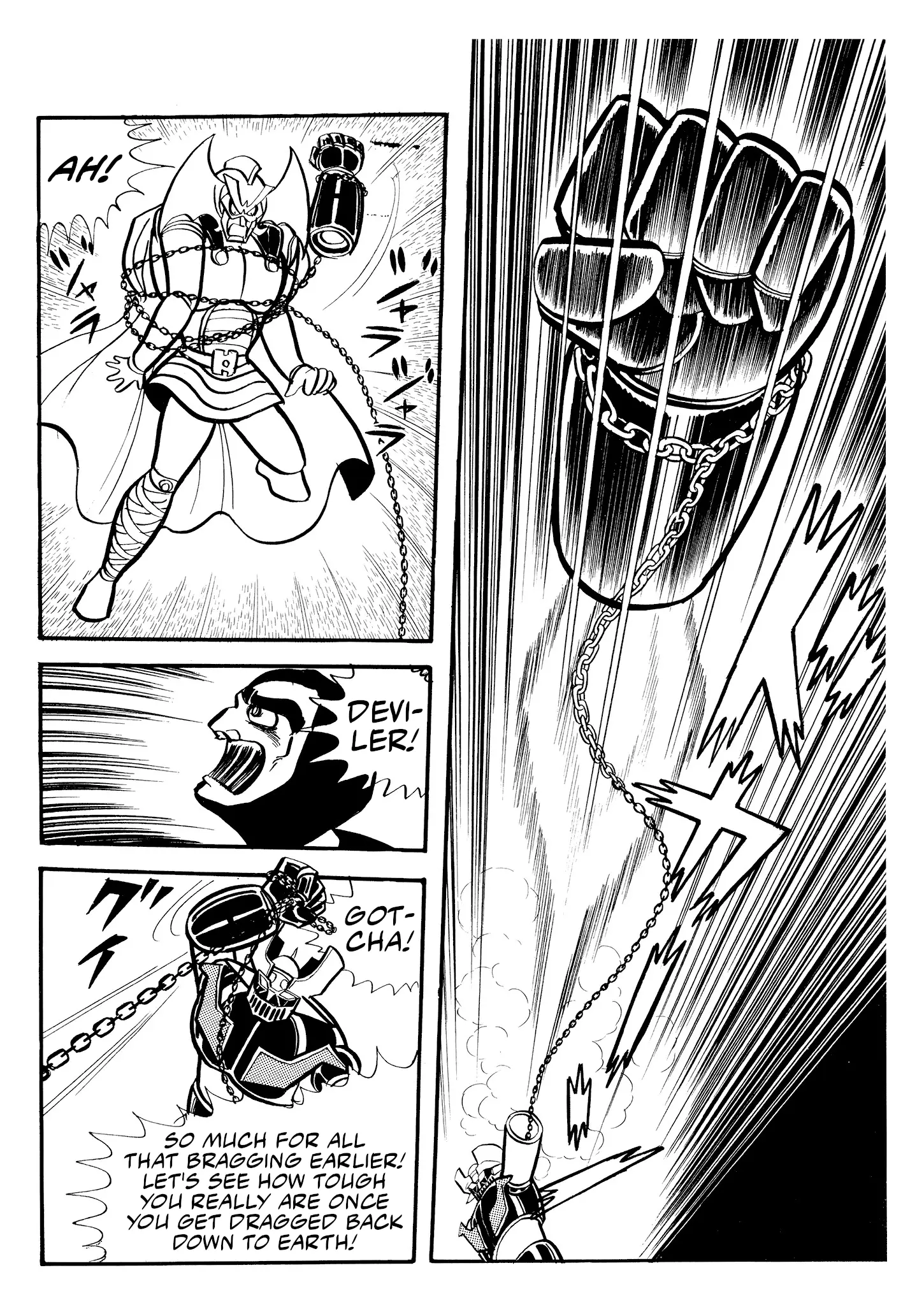 Mazinger Z - Vol.1 Chapter 5: The Flying Demon, Deviler X1!