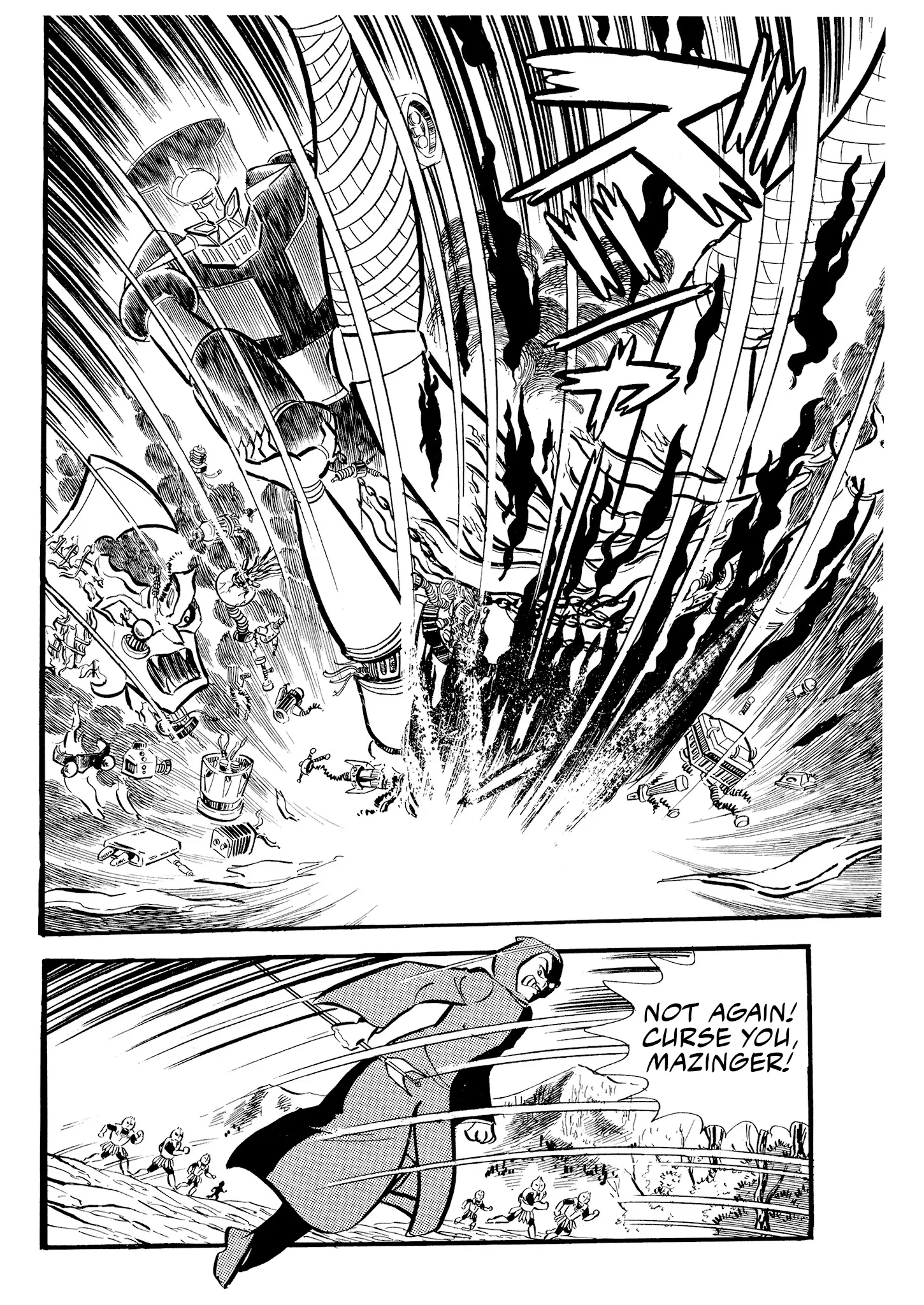 Mazinger Z - Vol.1 Chapter 5: The Flying Demon, Deviler X1!