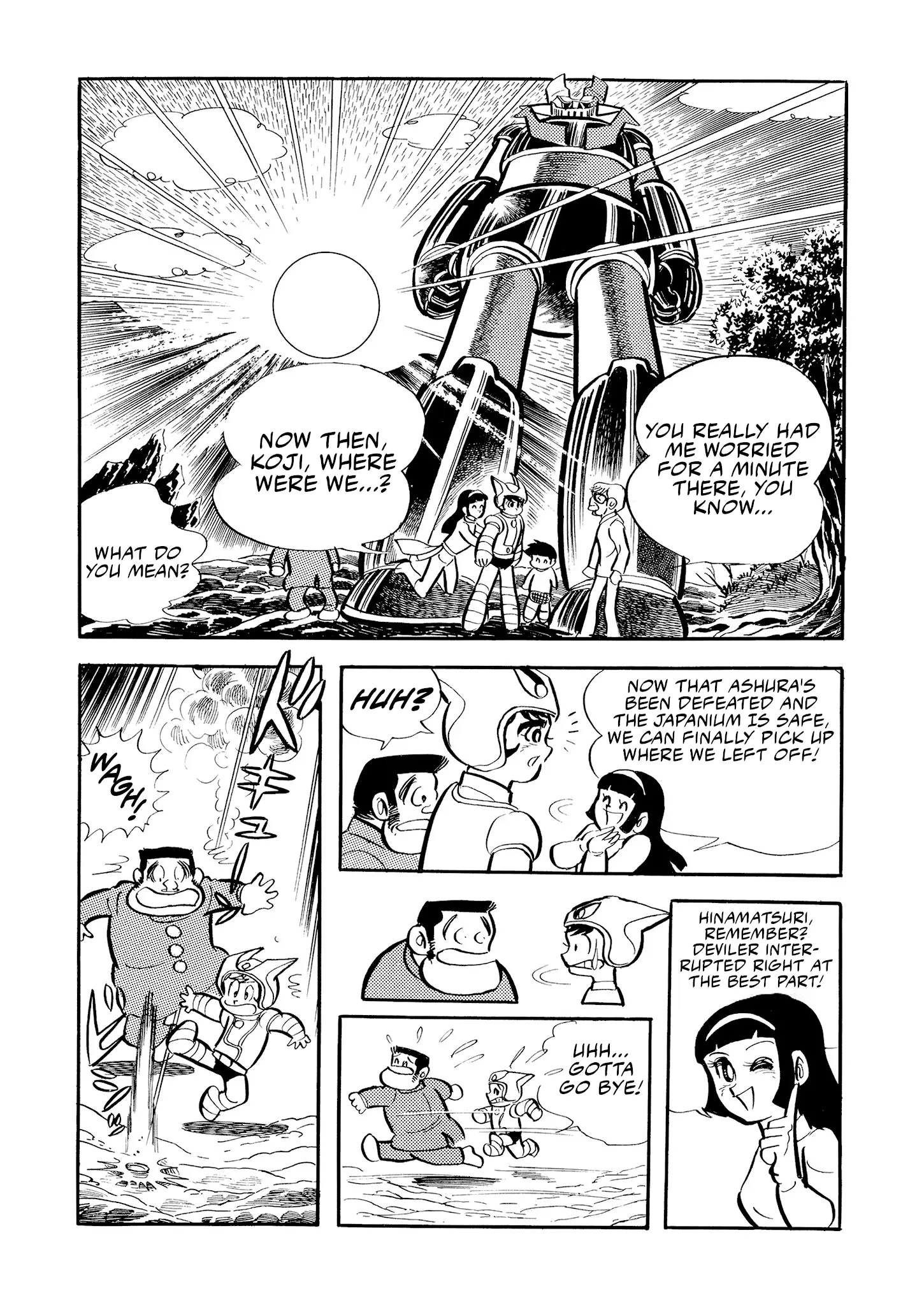 Mazinger Z - Vol.1 Chapter 5: The Flying Demon, Deviler X1!