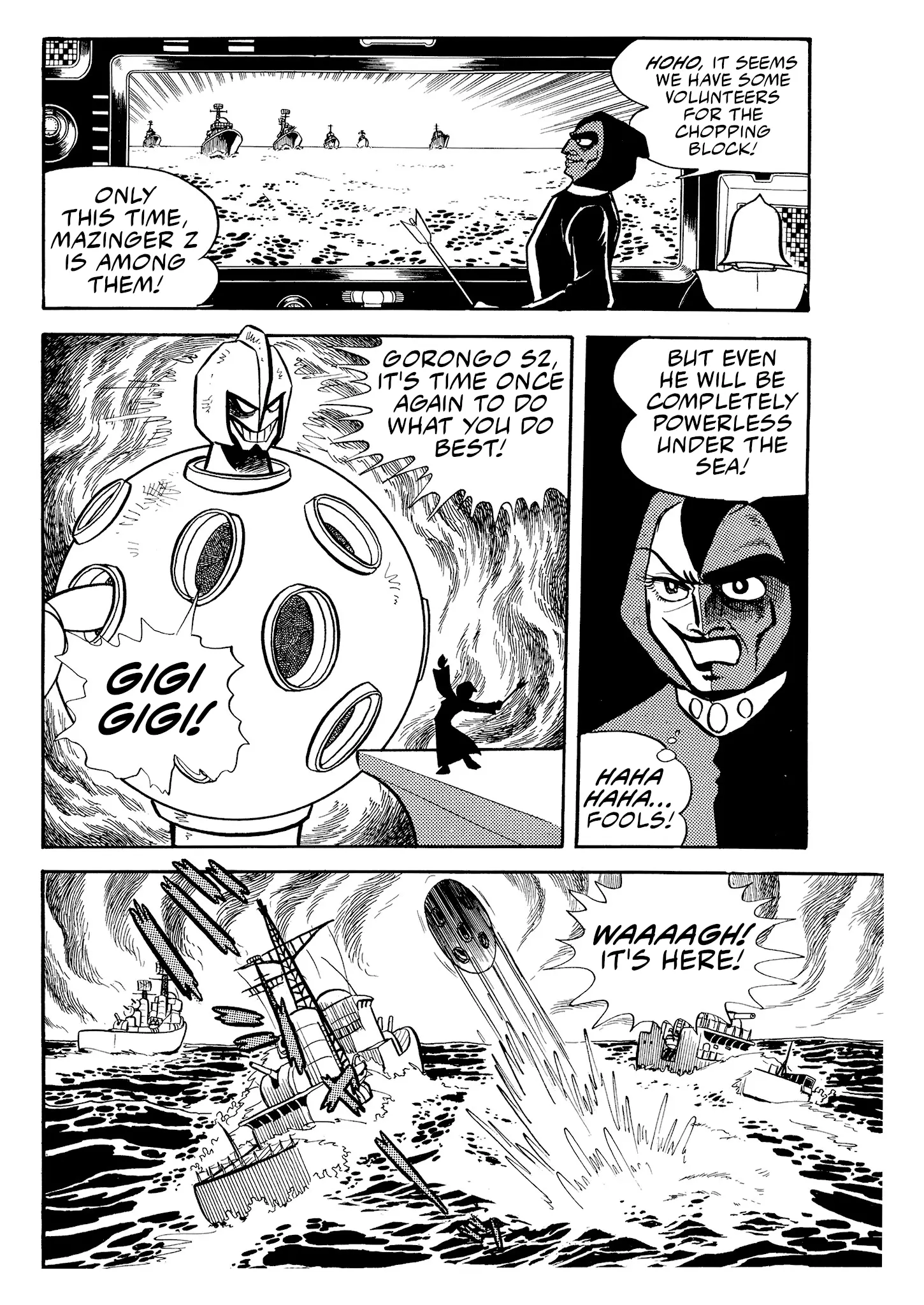 Mazinger Z - Vol.1 Chapter 4: The Rolling Rampage!