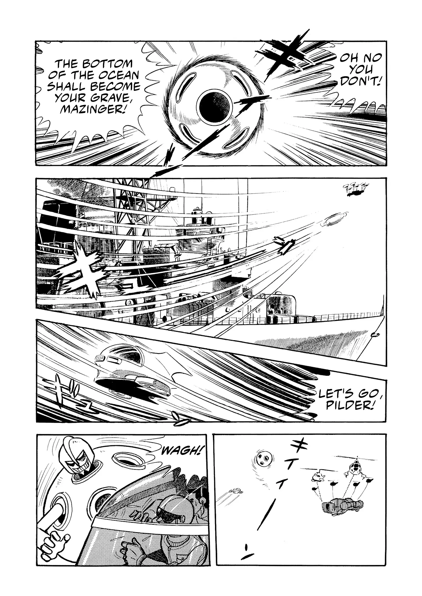 Mazinger Z - Vol.1 Chapter 4: The Rolling Rampage!