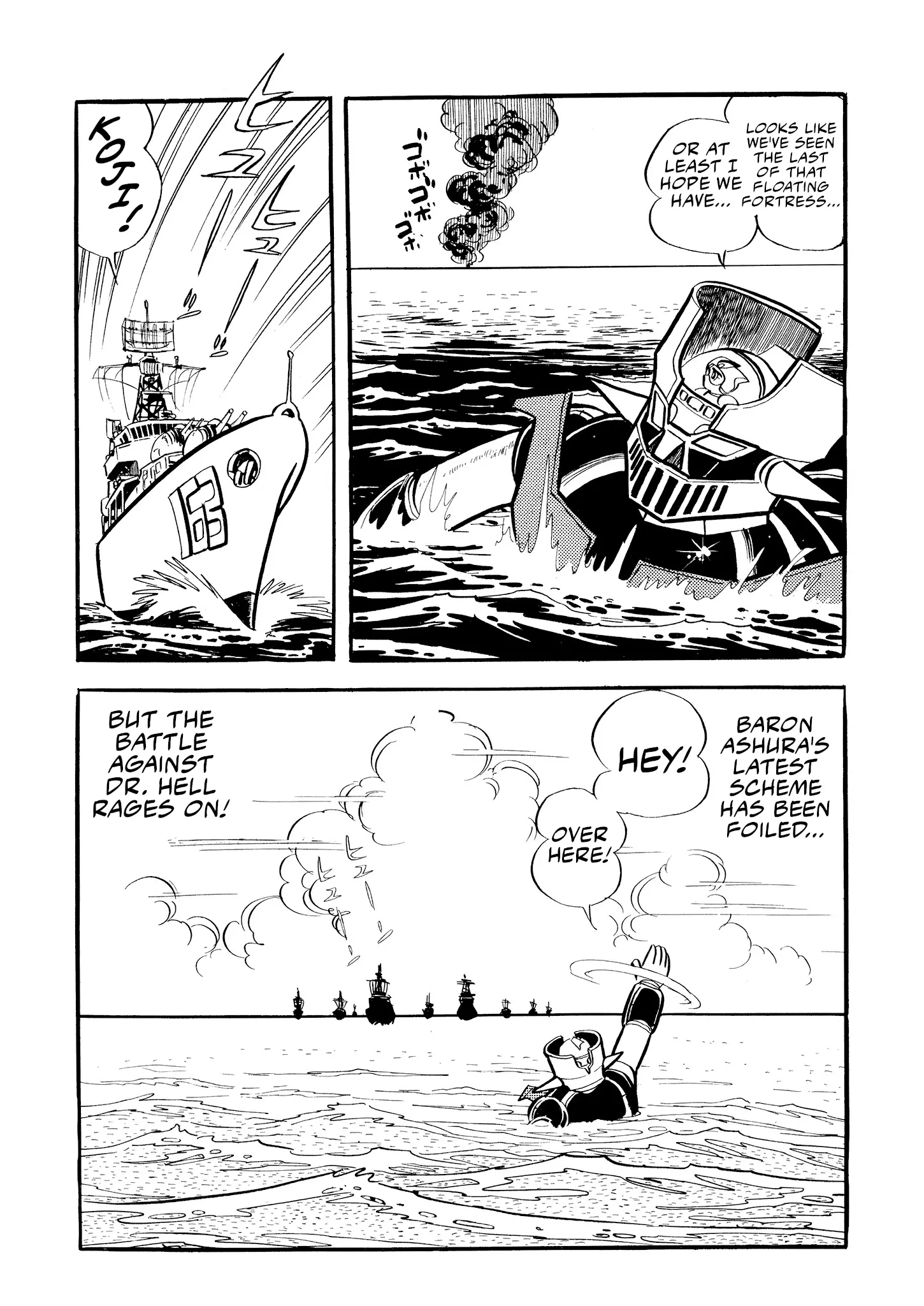 Mazinger Z - Vol.1 Chapter 4: The Rolling Rampage!