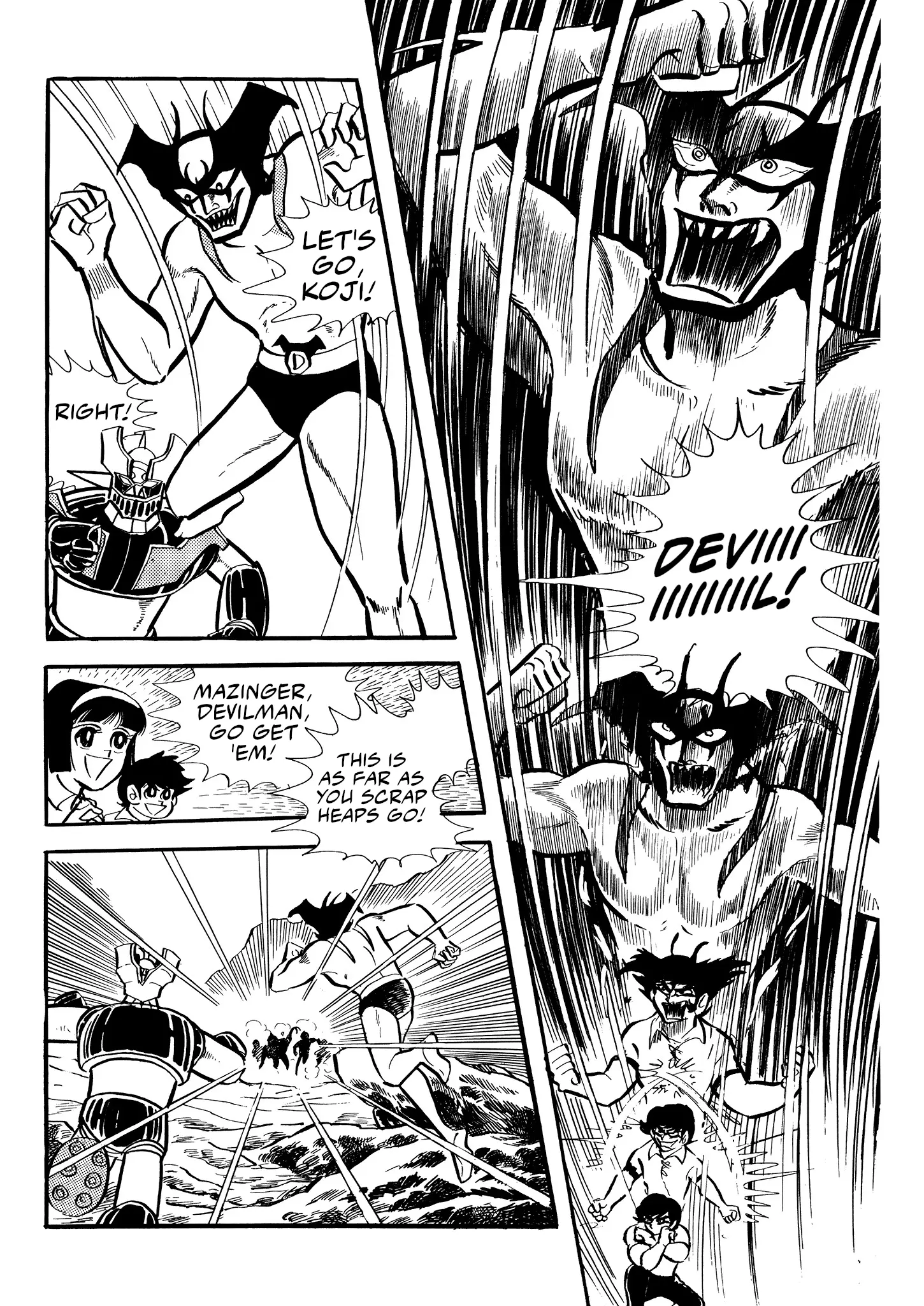 Mazinger Z - Vol.2 Chapter 10: Mazinger Z Vs. Devilman.