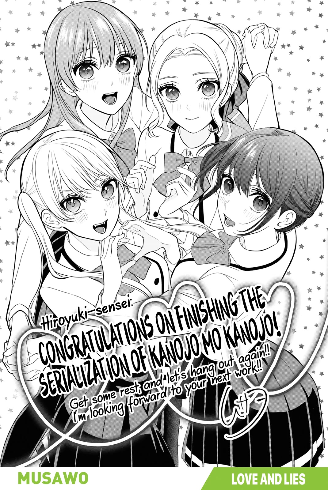 Kanojo Mo Kanojo - Chapter 144.5: Omake + Mini Illustration Book