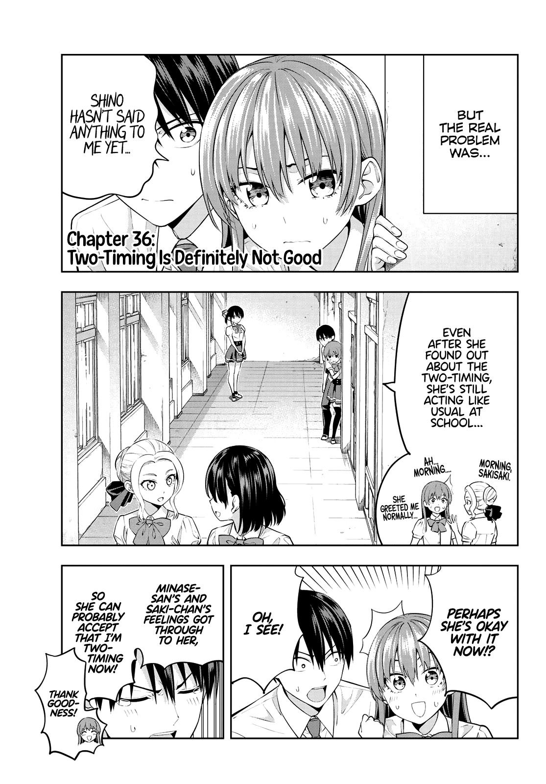 Kanojo Mo Kanojo - Chapter 36: Two-Timing Is Definitely Not Good