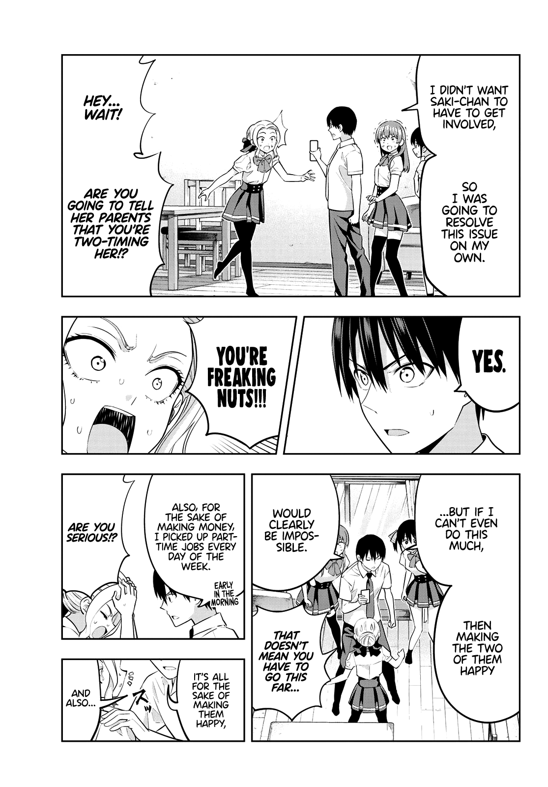 Kanojo Mo Kanojo - Chapter 36: Two-Timing Is Definitely Not Good