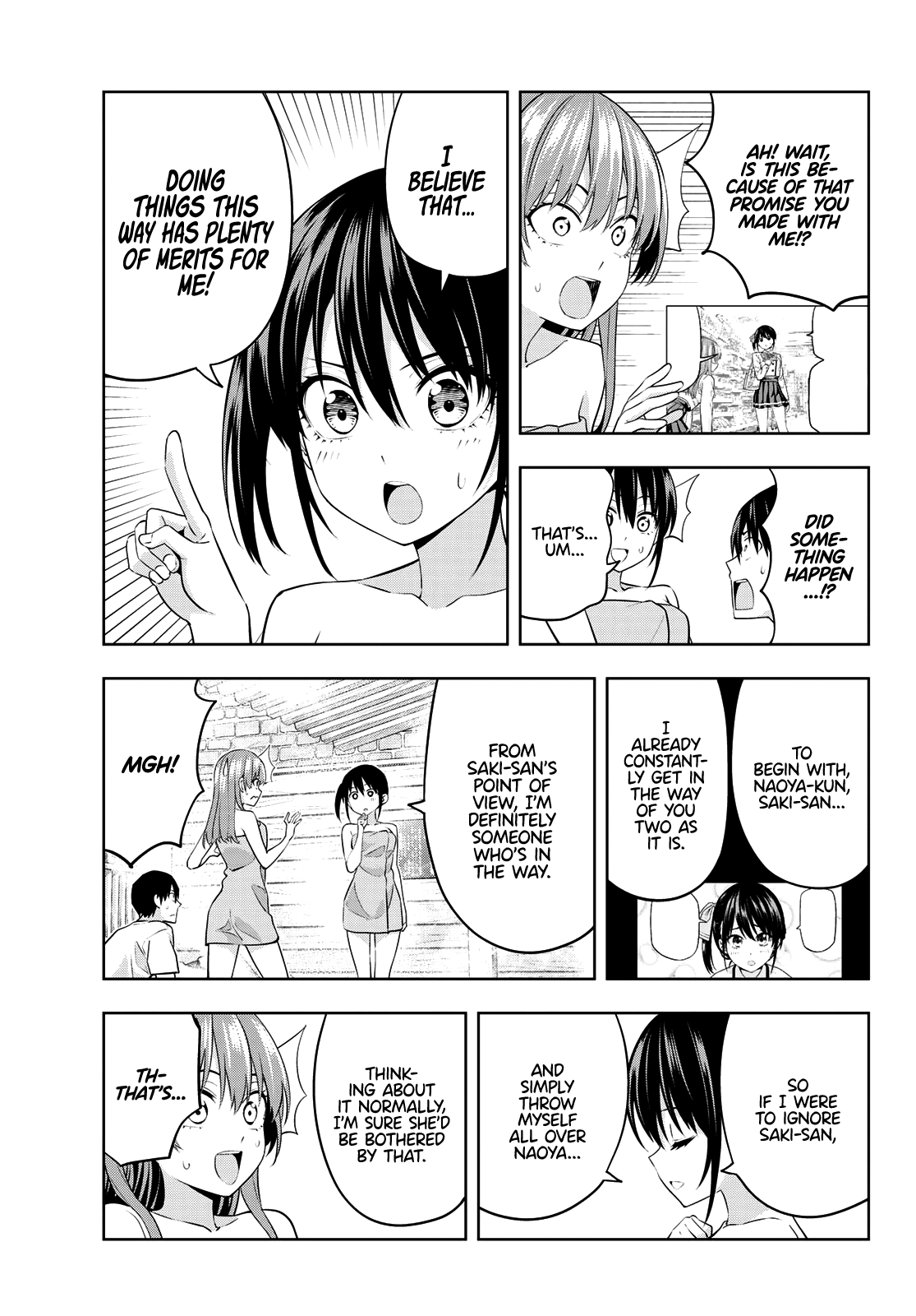 Kanojo Mo Kanojo - Chapter 32: The Sort Of Stuff You’d Expect In A Hot Spring