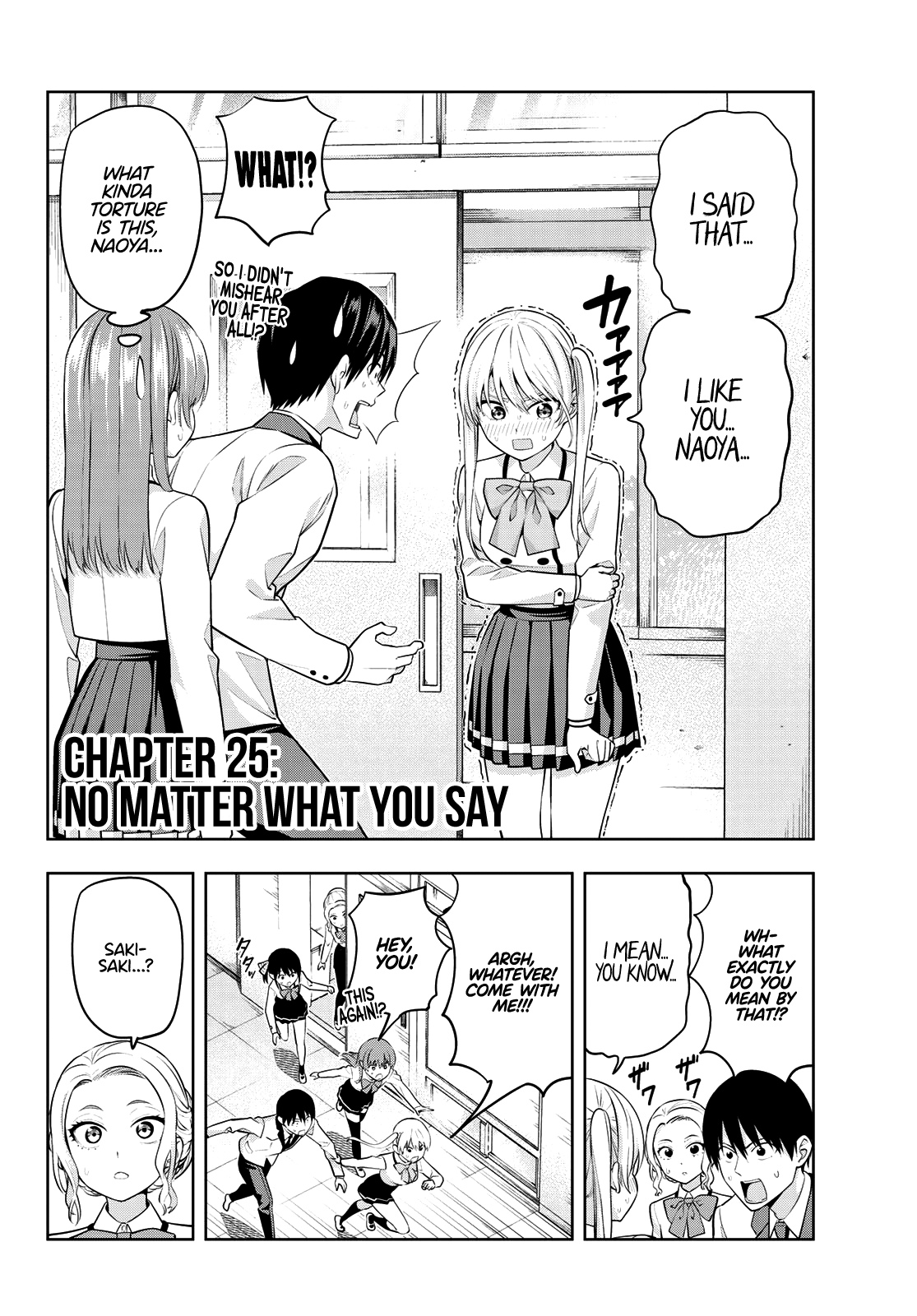 Kanojo Mo Kanojo - Chapter 25: No Matter What You Say