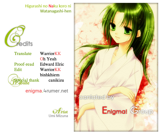 Higurashi No Naku Koro Ni - Watanagashi-Hen - Vol.2 Chapter 12: Epilogue - Last Wish