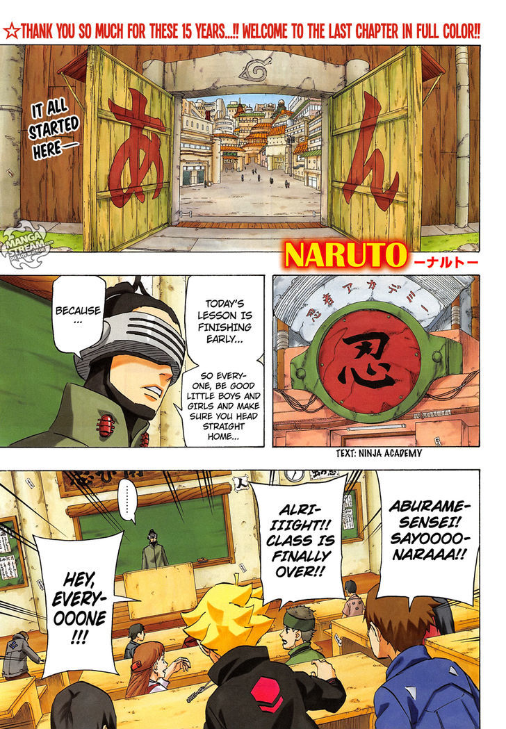 Naruto - Vol.72 Chapter 700 : Uzumaki Naruto!!