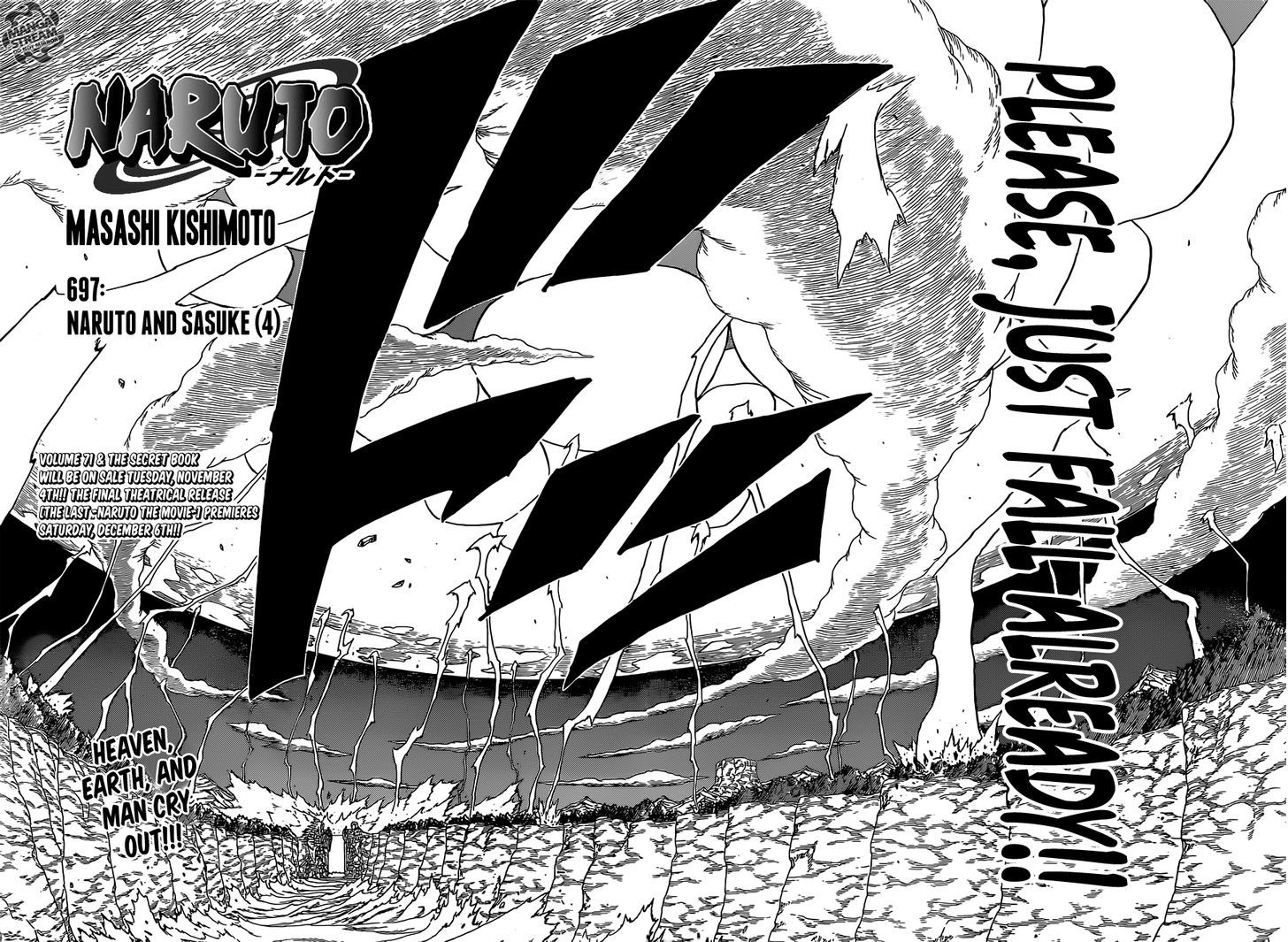 Naruto - Vol.72 Chapter 697 : Naruto And Sasuke (4)