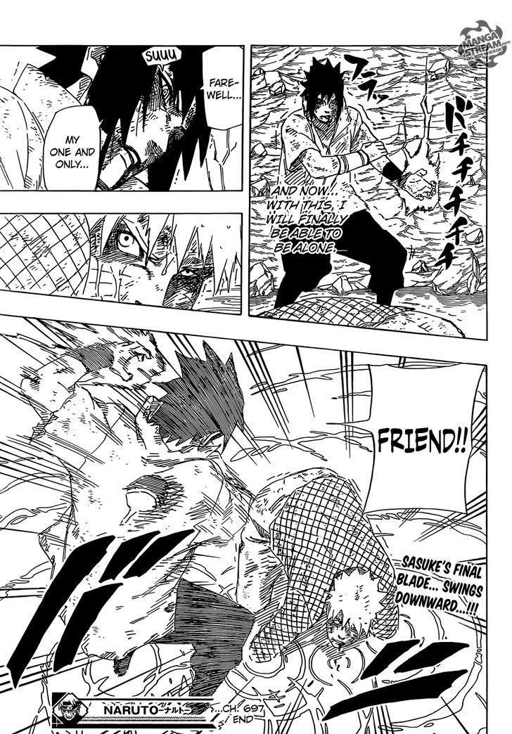 Naruto - Vol.72 Chapter 697 : Naruto And Sasuke (4)