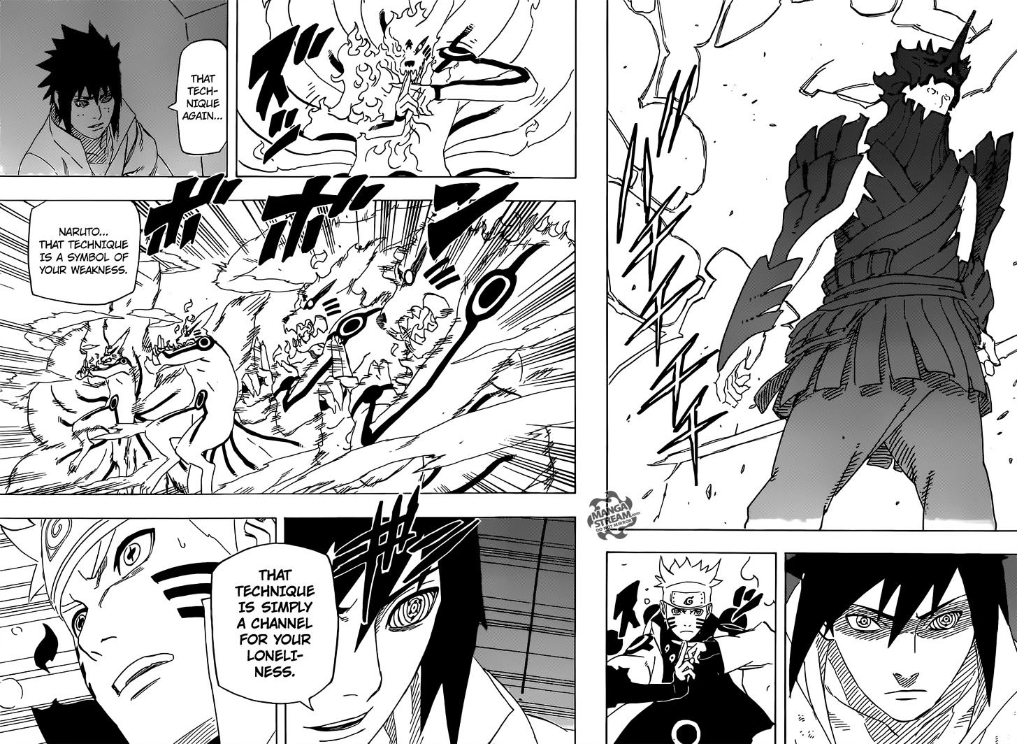 Naruto - Vol.72 Chapter 696 : Naruto And Sasuke (3)