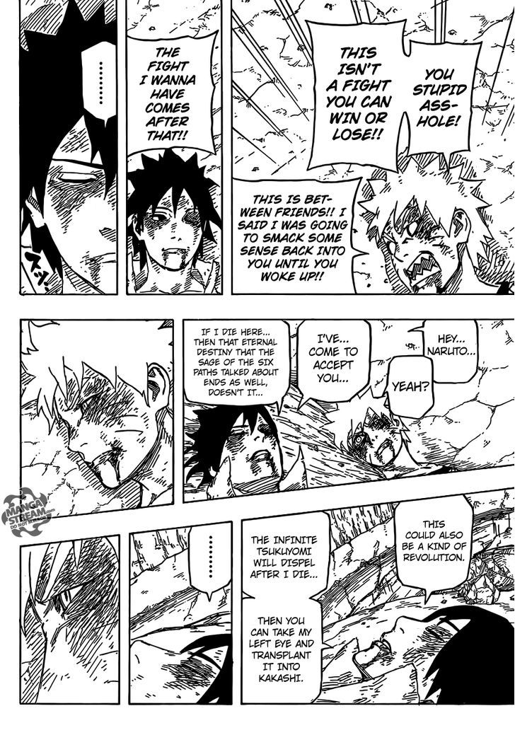 Naruto - Vol.72 Chapter 698 : Naruto And Sasuke (5)